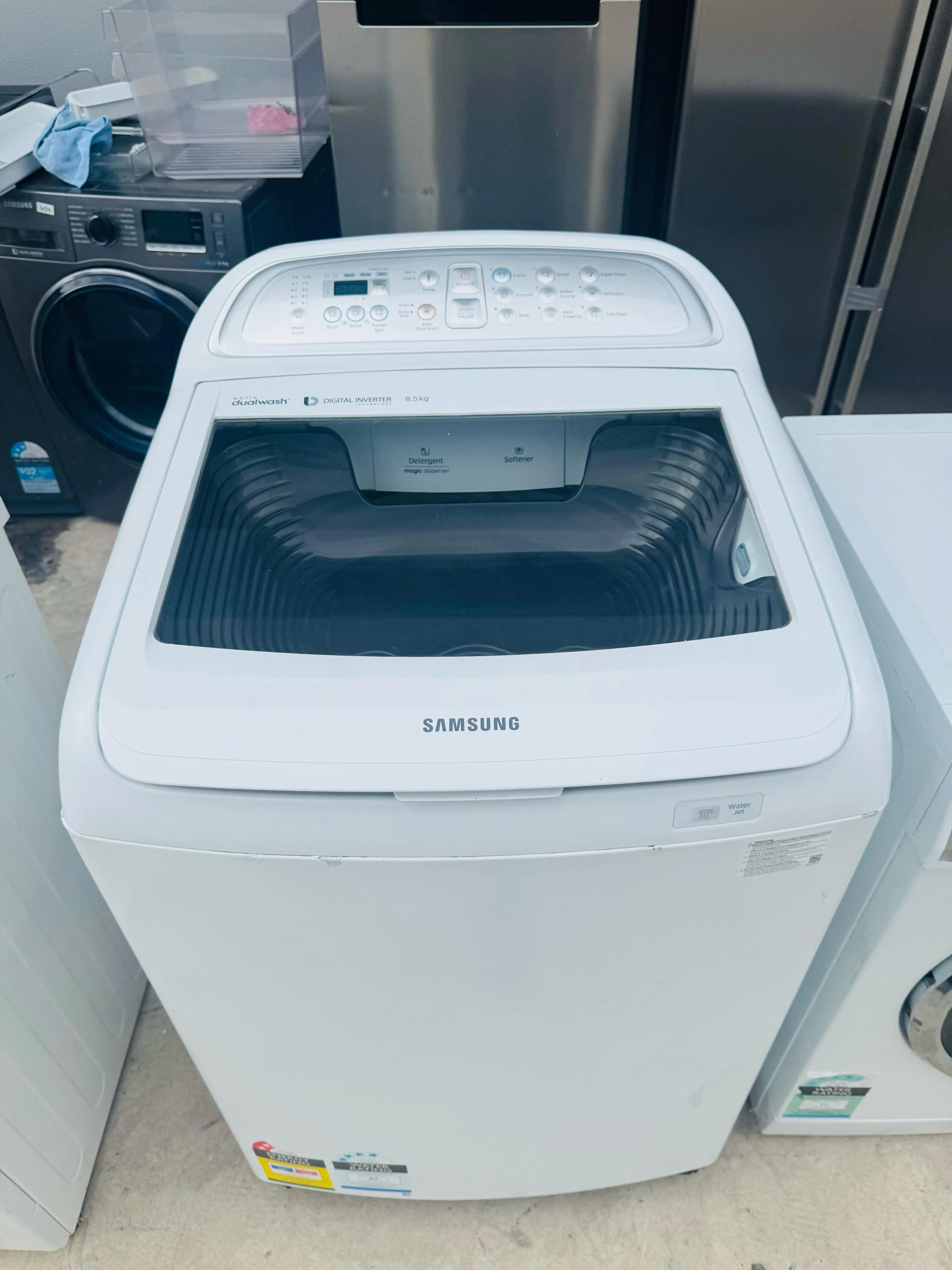 **SAMSUNG 8.5 KGS TOP LOADER WASHING MACHINE**