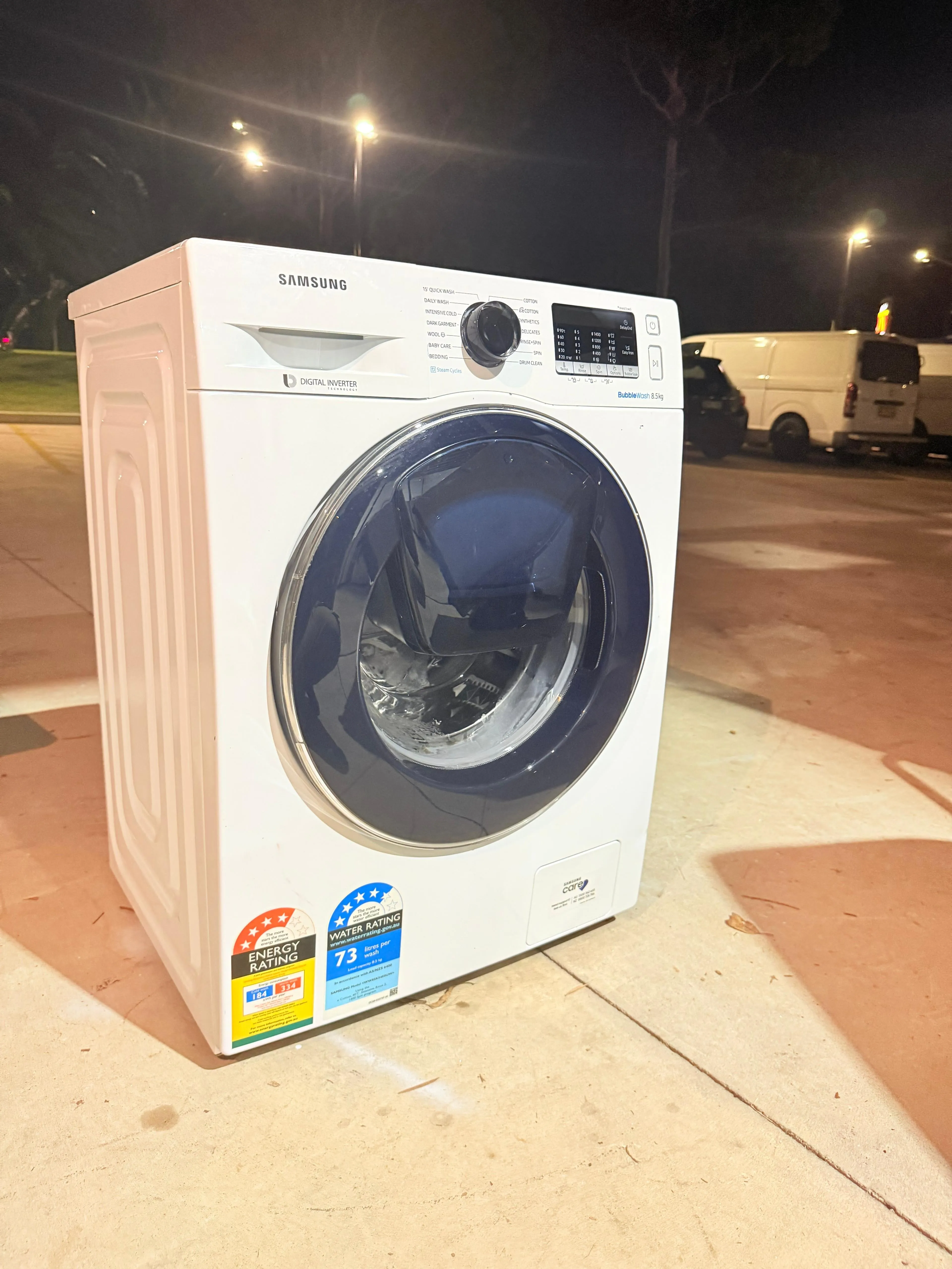 **SAMSUNG 8.5KGS FRONT LOADER WASHING MACHINE**