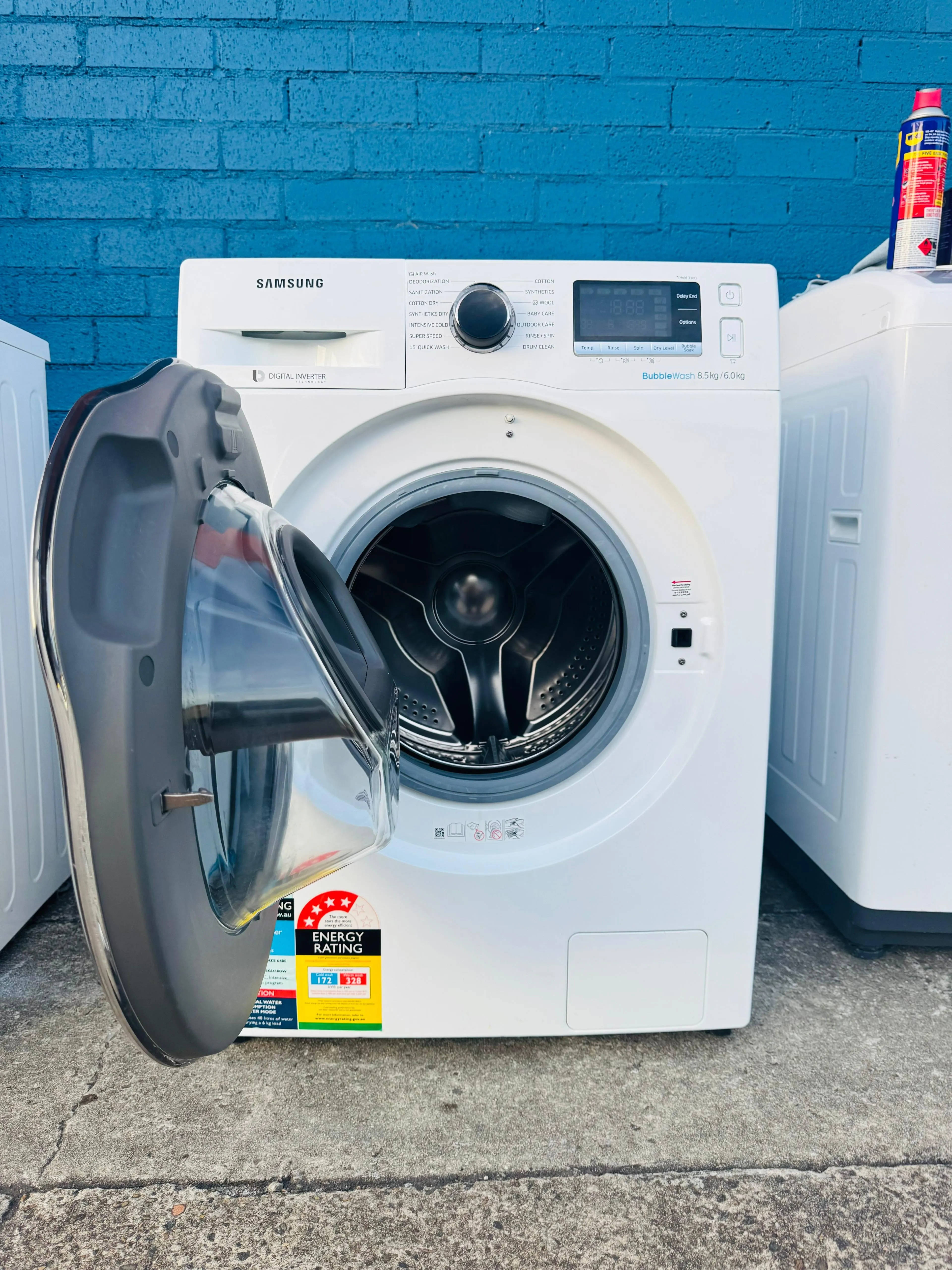 **SAMSUNG 8.5KGS FRONT LOADER WASHING MACHINE**