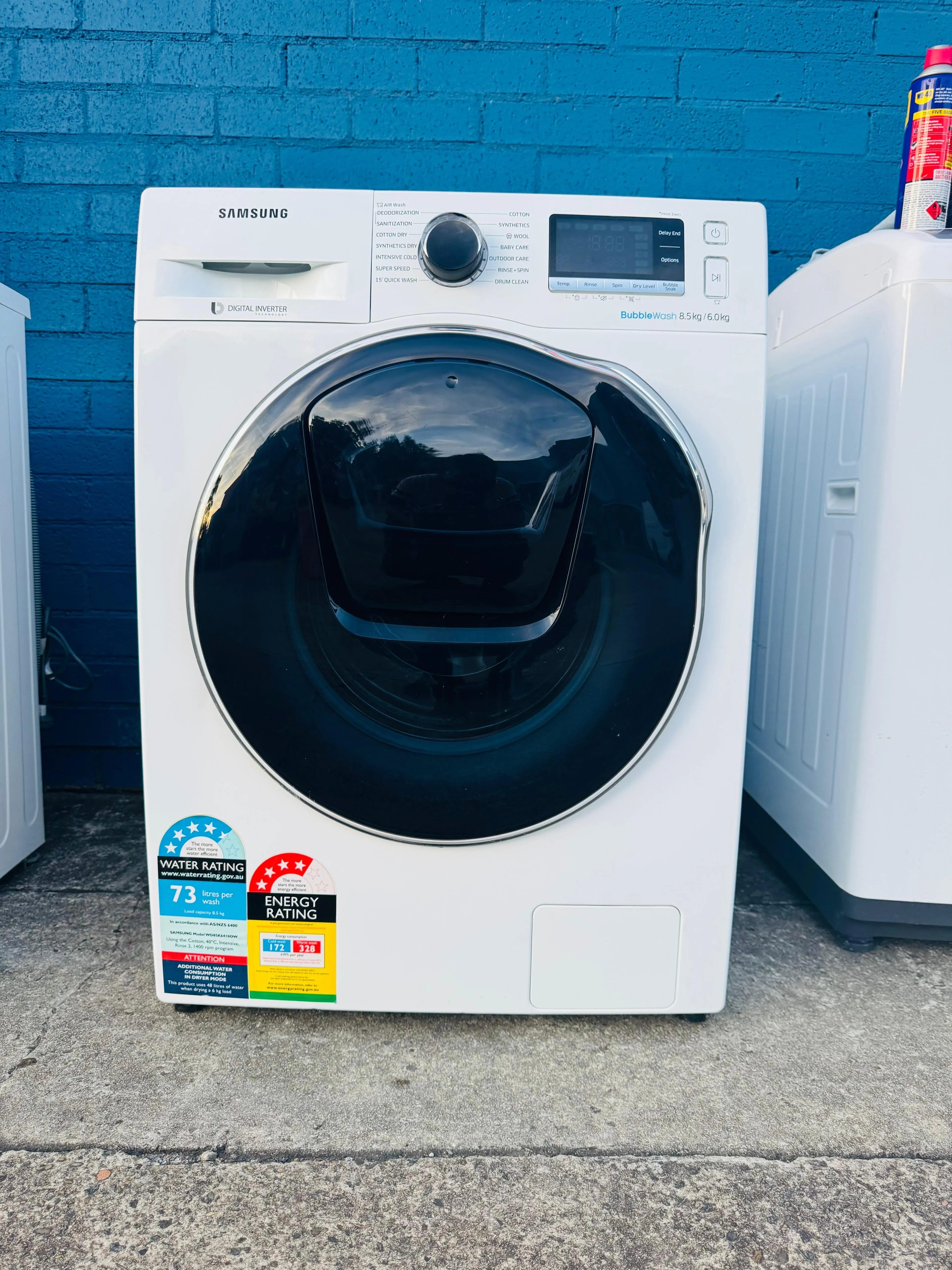 **SAMSUNG 8.5KGS FRONT LOADER WASHING MACHINE**