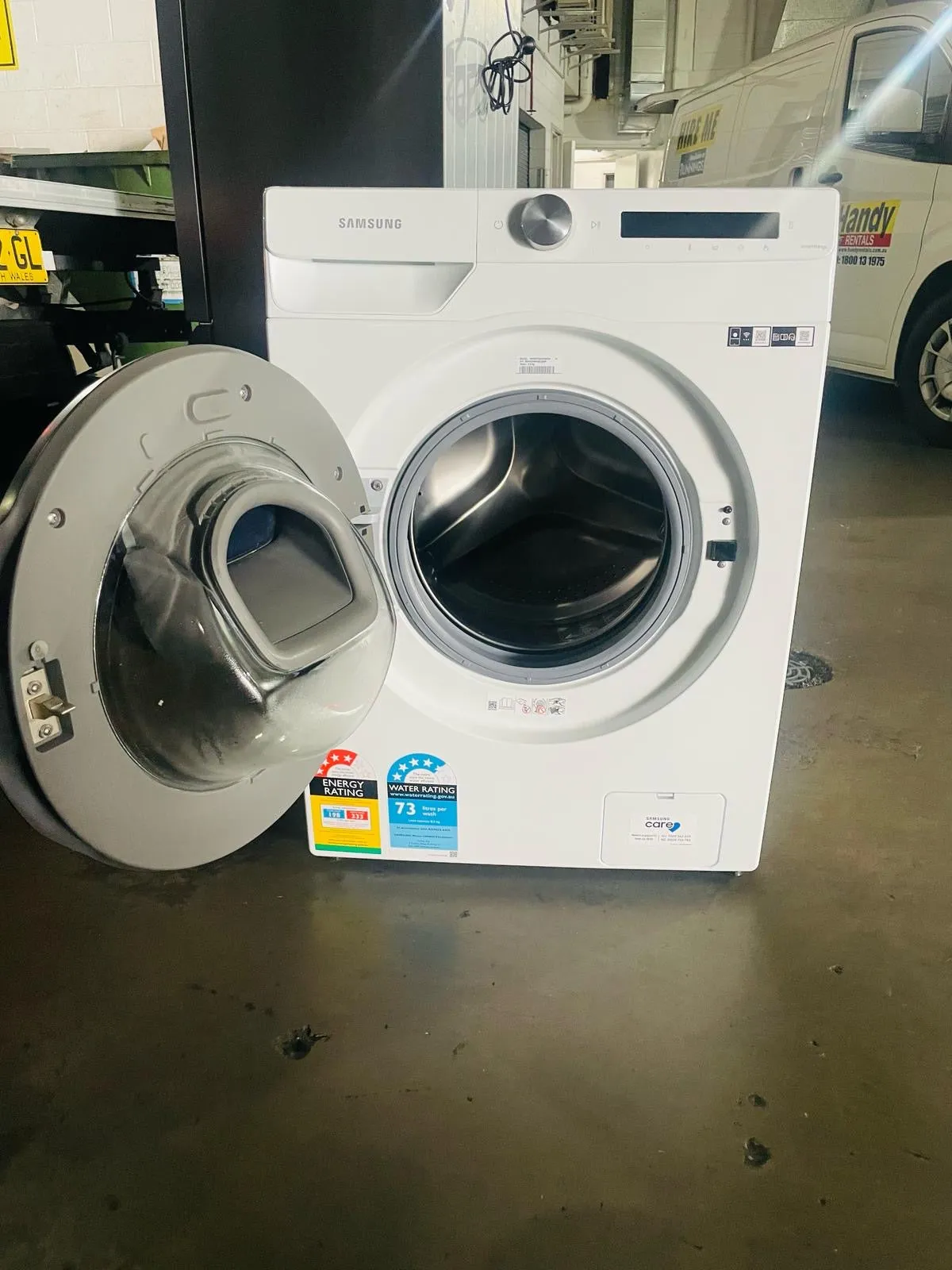 **SAMSUNG 8.5KGS FRONT LOADER WASHING MACHINE**