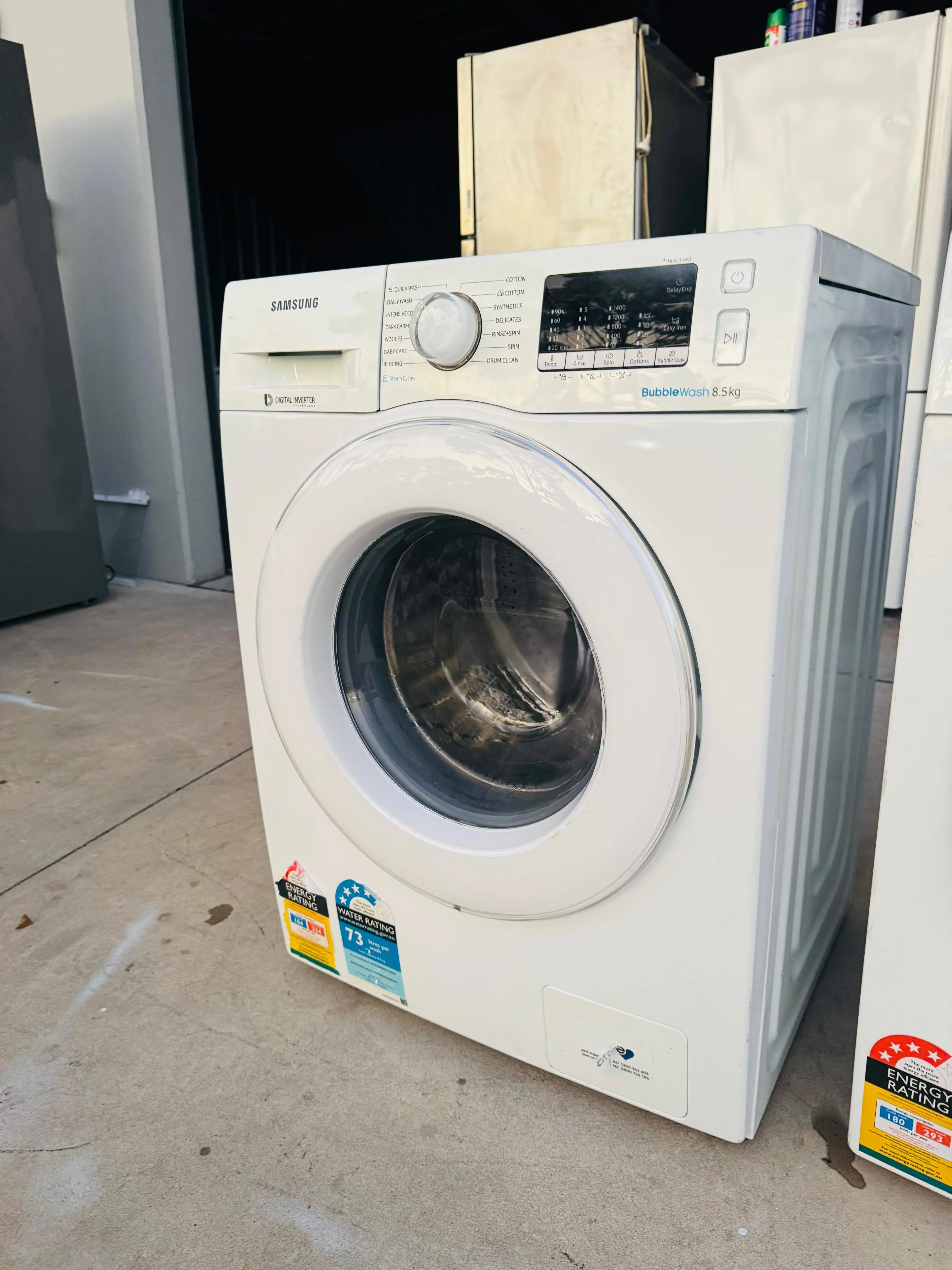 **SAMSUNG 8.5KGS FRONT LOADER WASHING MACHINE**