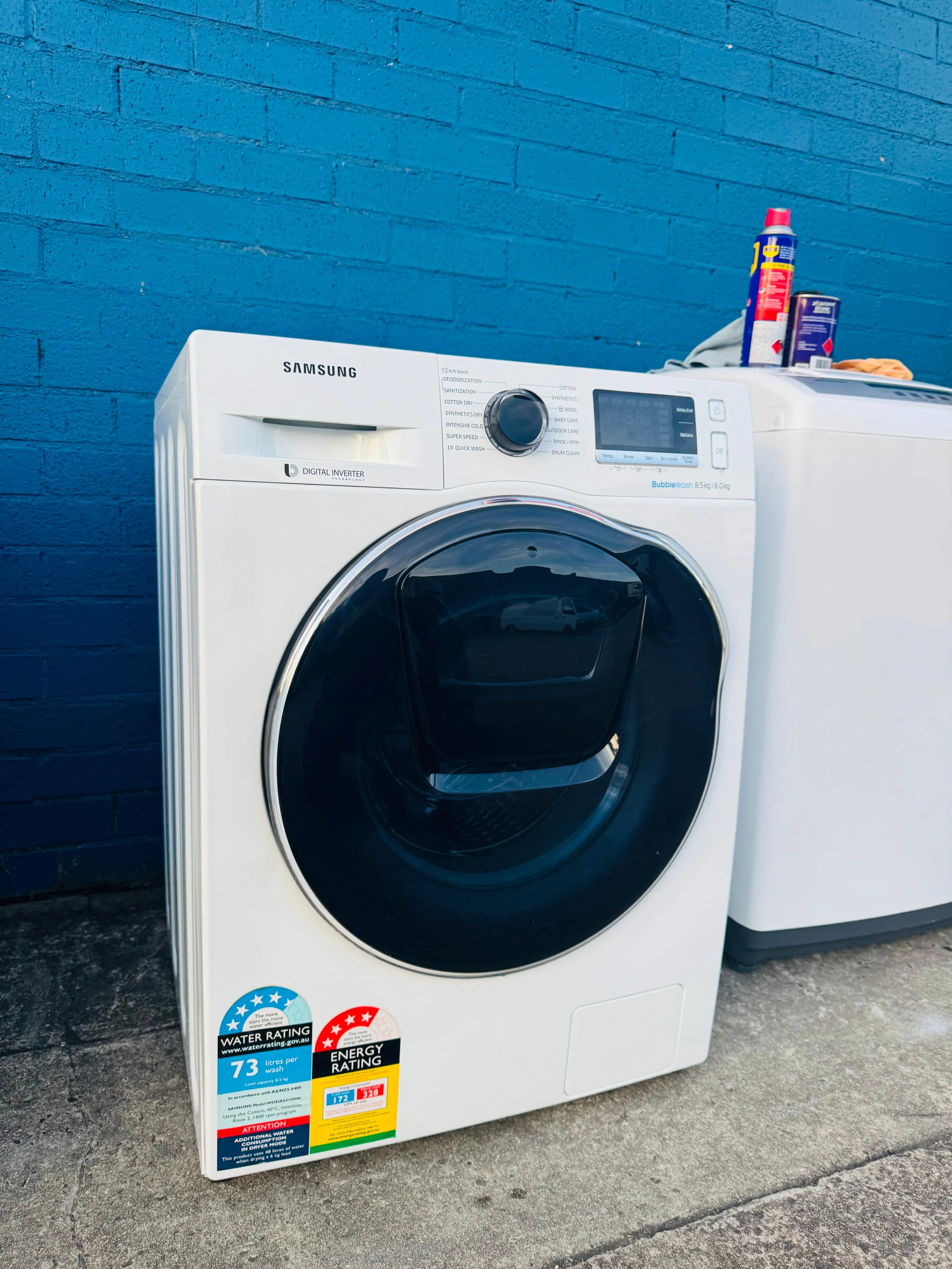 **SAMSUNG 8.5KGS FRONT LOADER WASHING MACHINE**