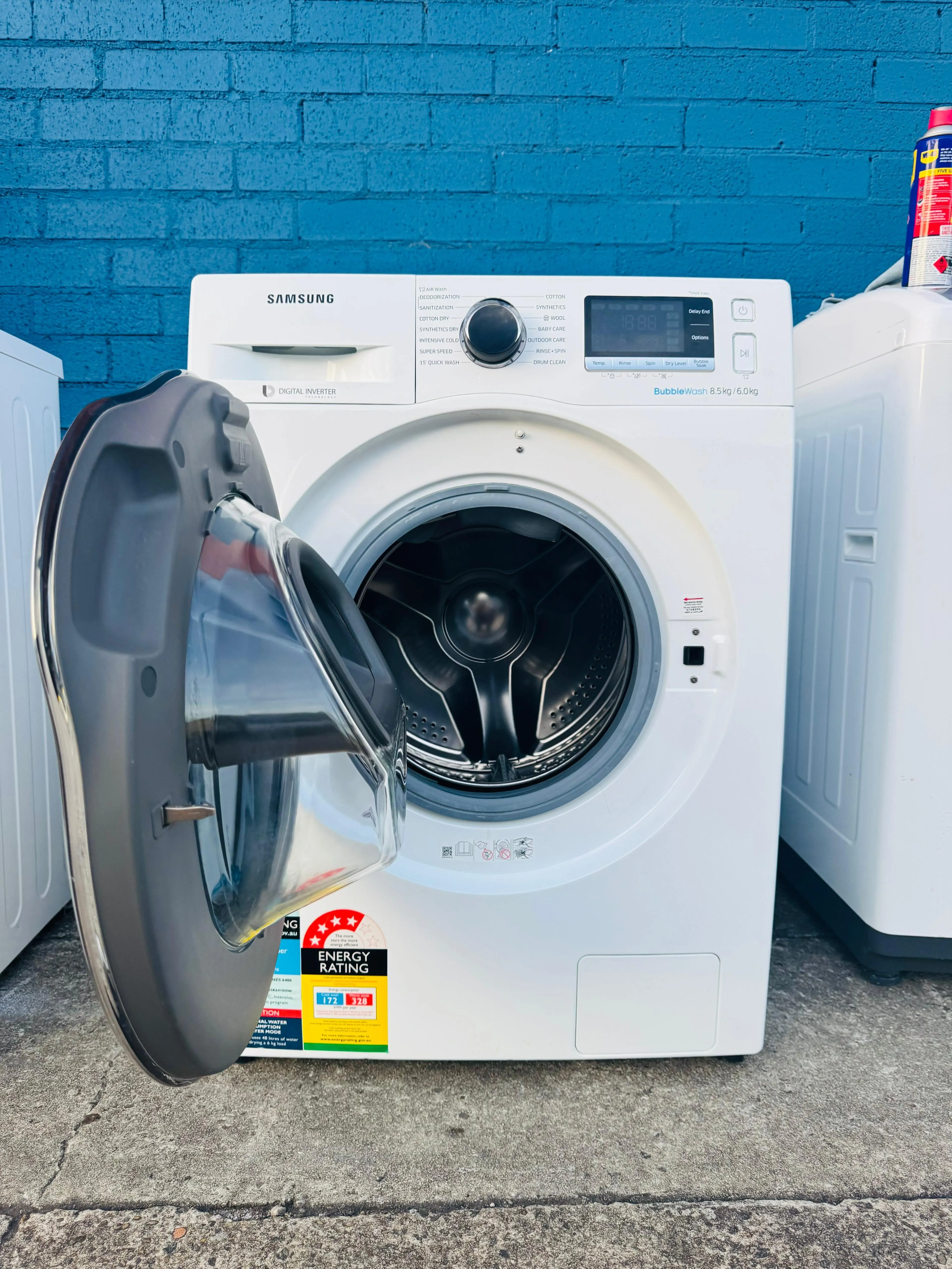 **SAMSUNG 8.5KGS FRONT LOADER WASHING MACHINE**
