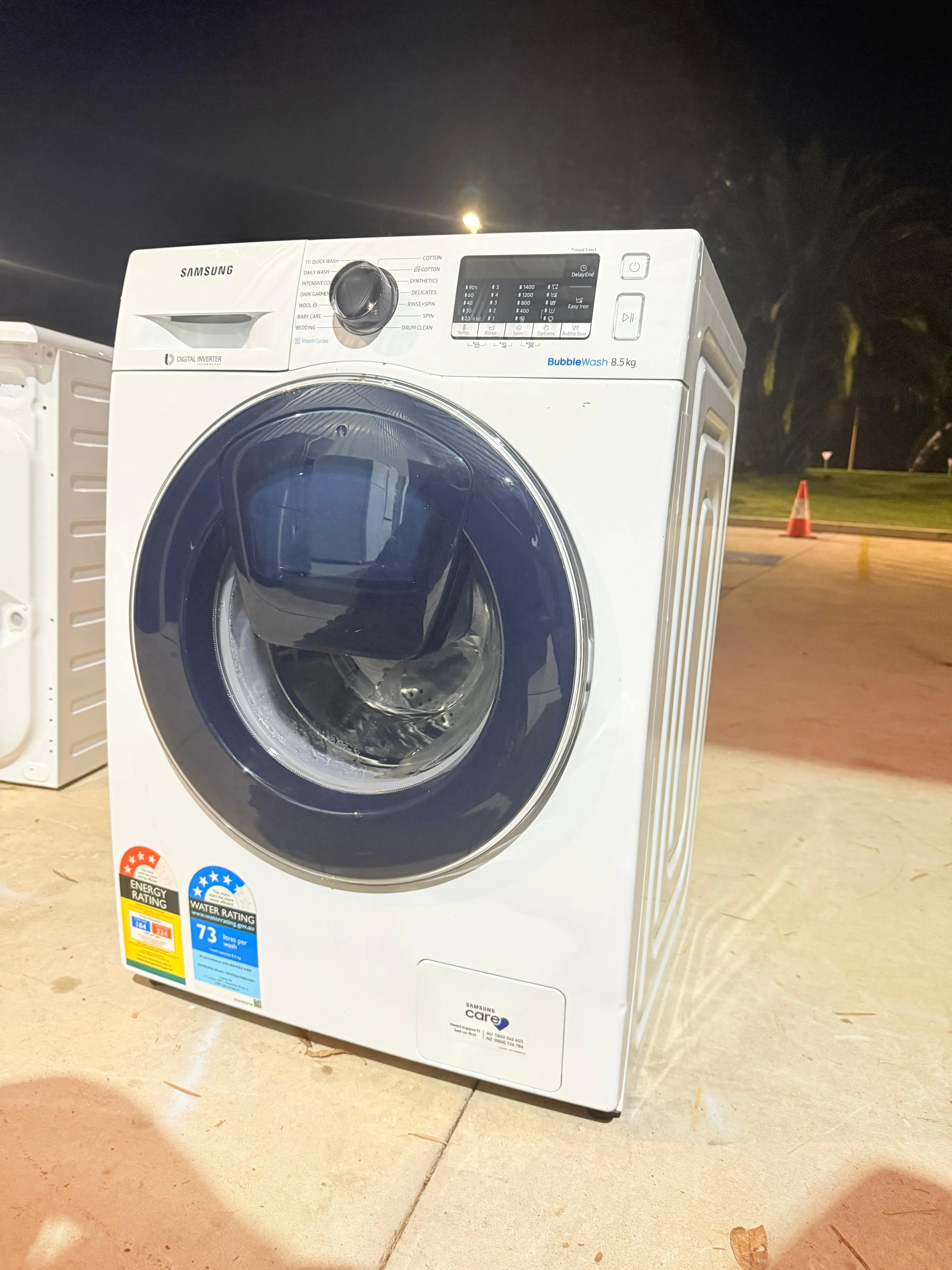 **SAMSUNG 8.5KGS FRONT LOADER WASHING MACHINE**