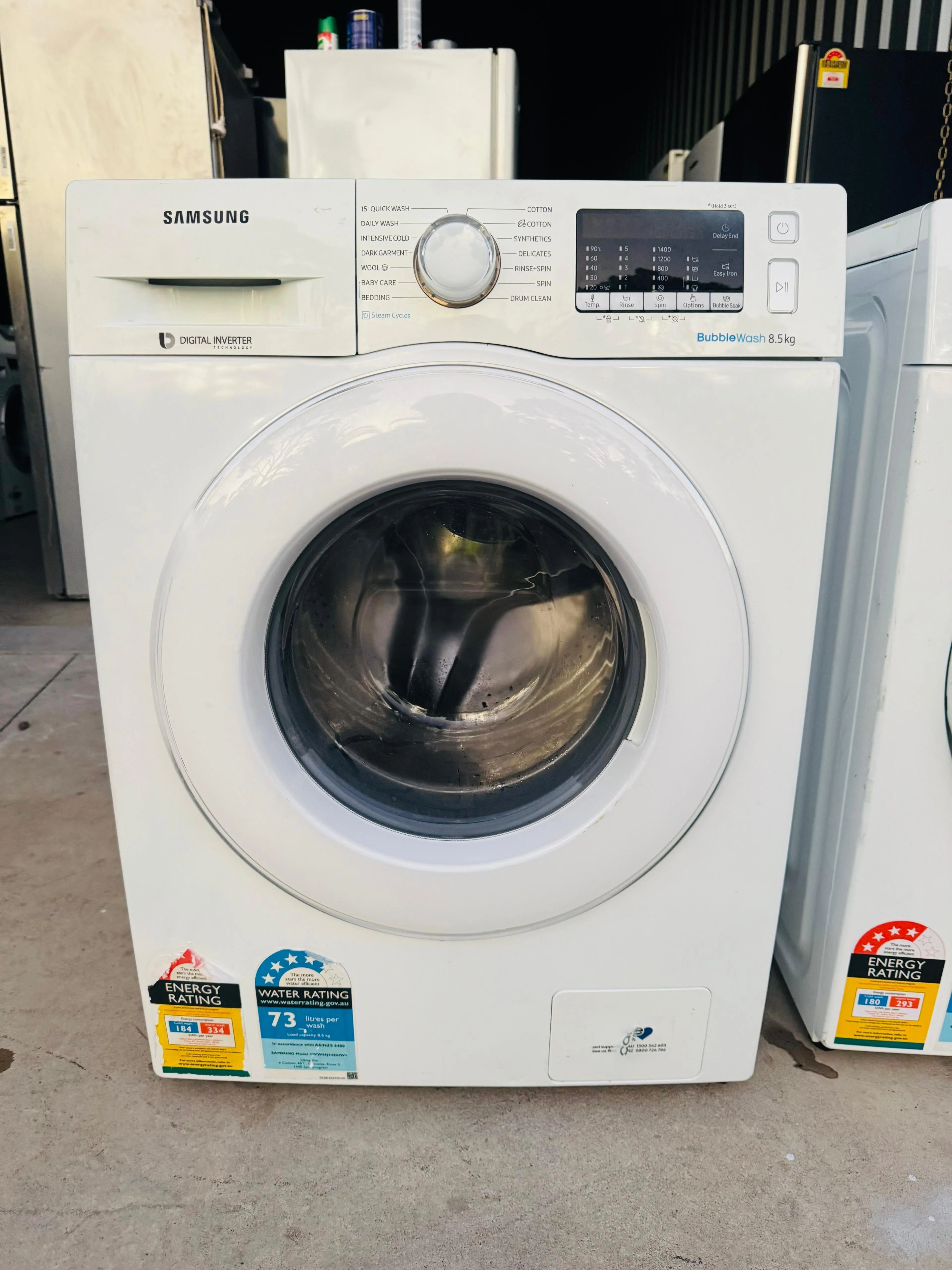 **SAMSUNG 8.5KGS FRONT LOADER WASHING MACHINE**