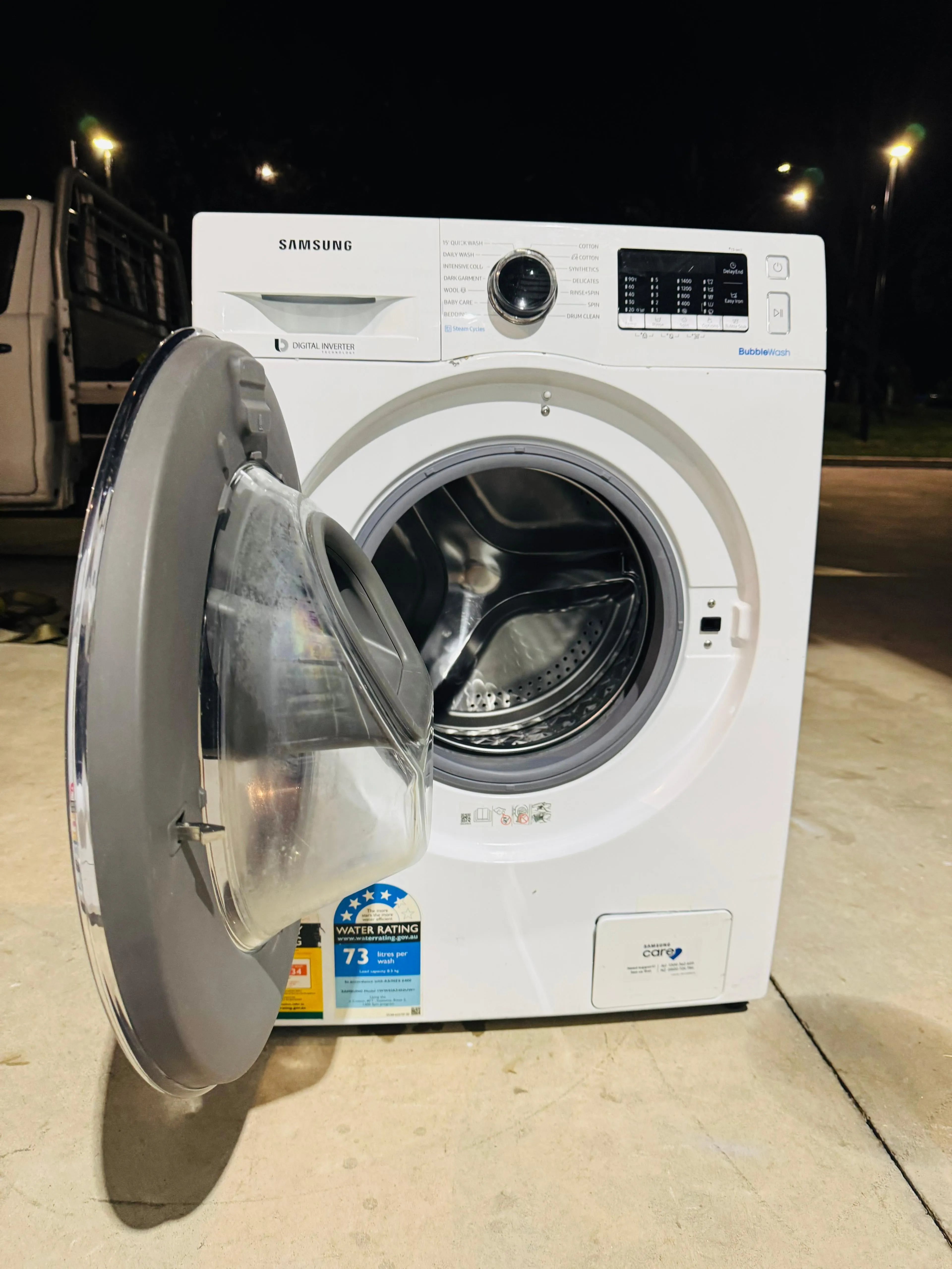 **SAMSUNG 8.5KGS FRONT LOADER WASHING MACHINE**