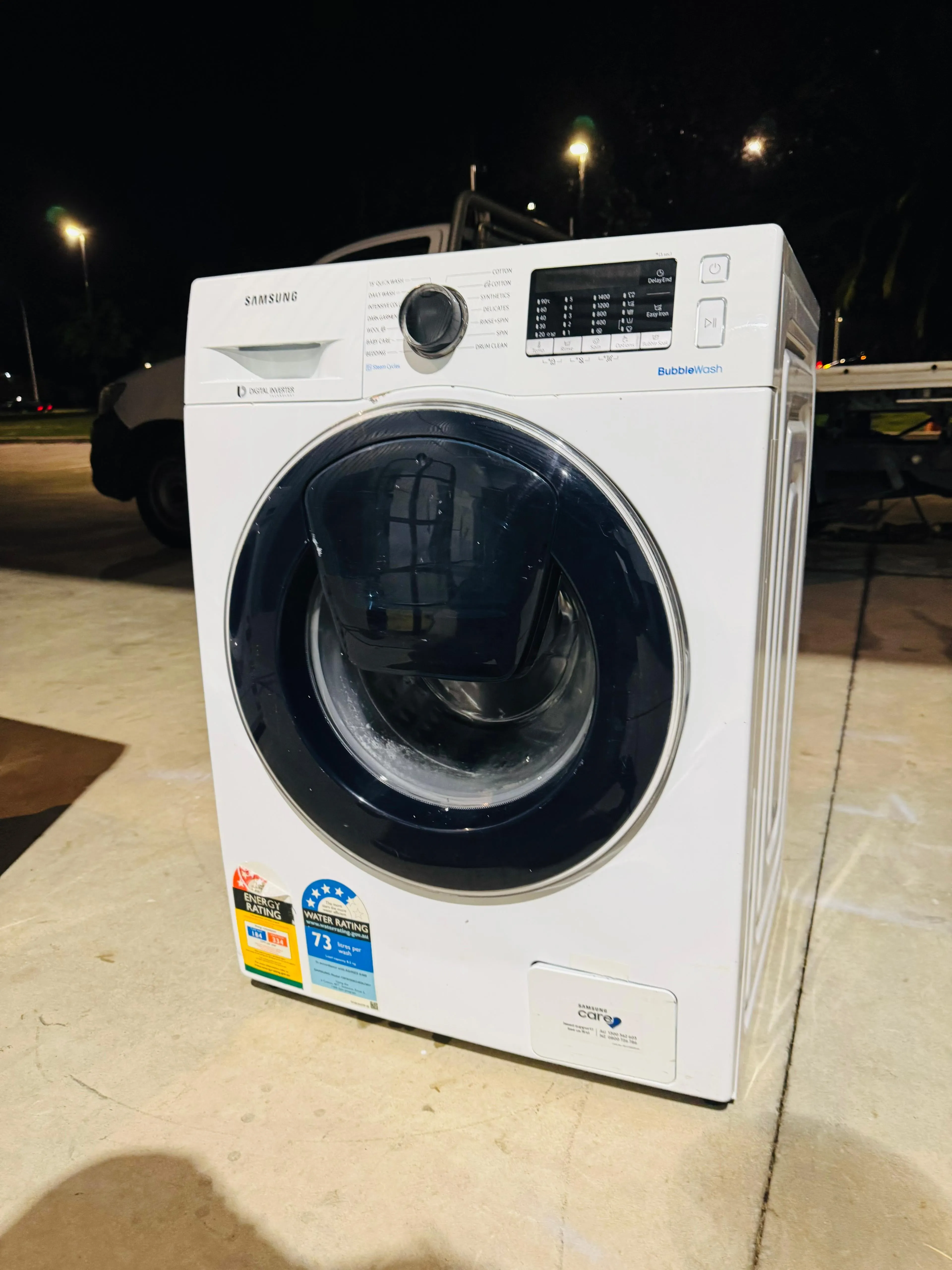 **SAMSUNG 8.5KGS FRONT LOADER WASHING MACHINE**