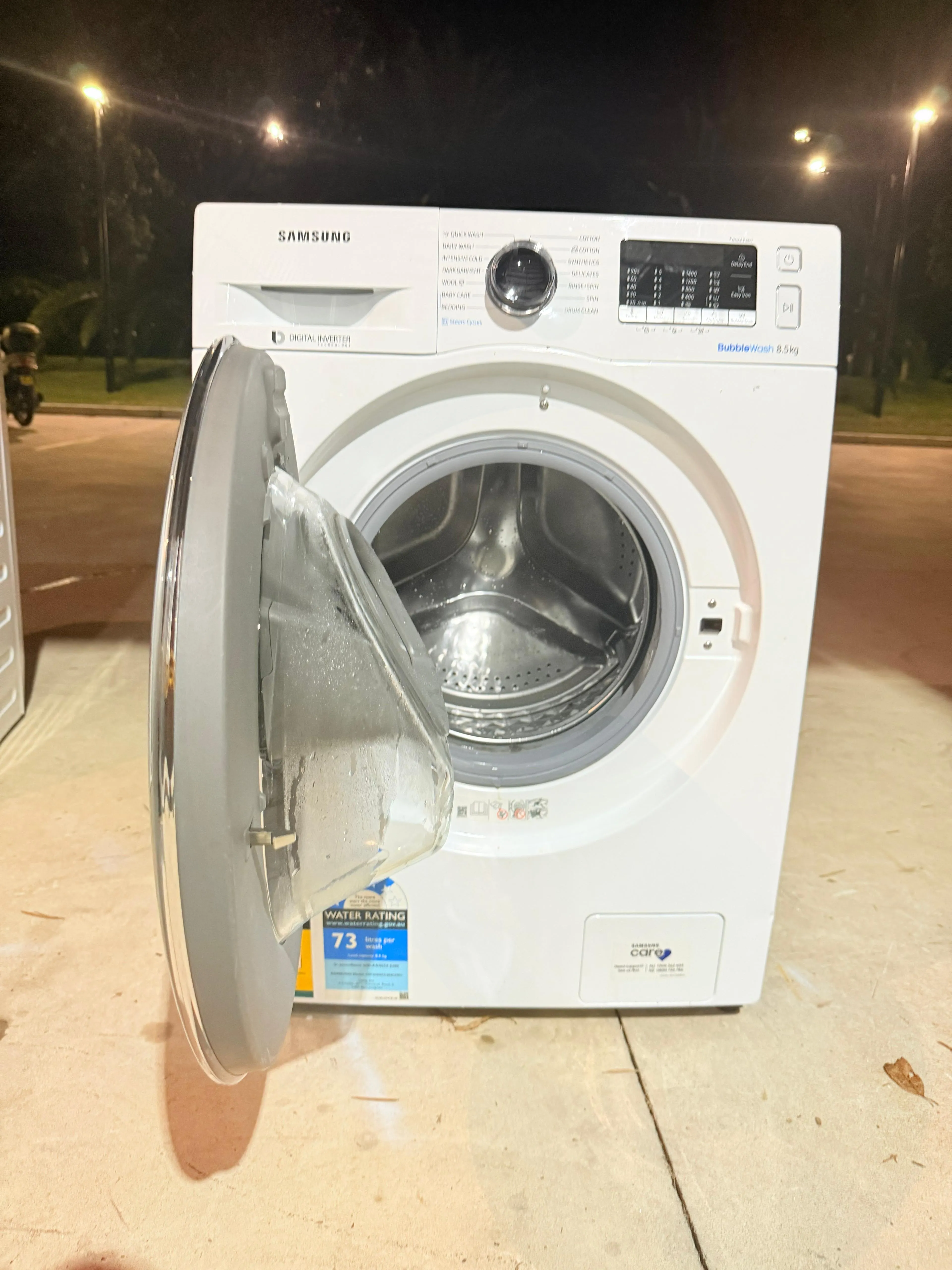**SAMSUNG 8.5KGS FRONT LOADER WASHING MACHINE**