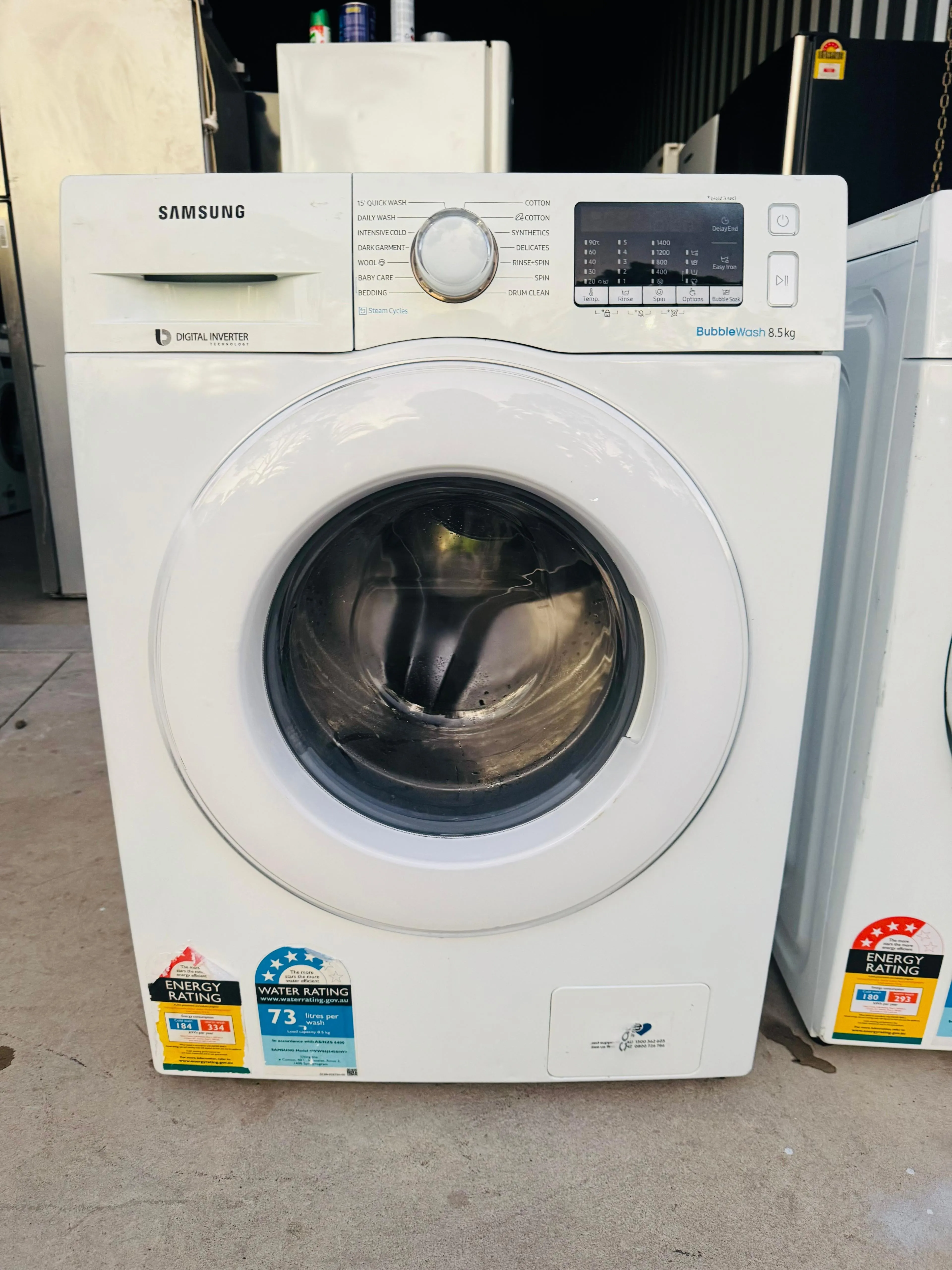 **SAMSUNG 8.5KGS FRONT LOADER WASHING MACHINE**