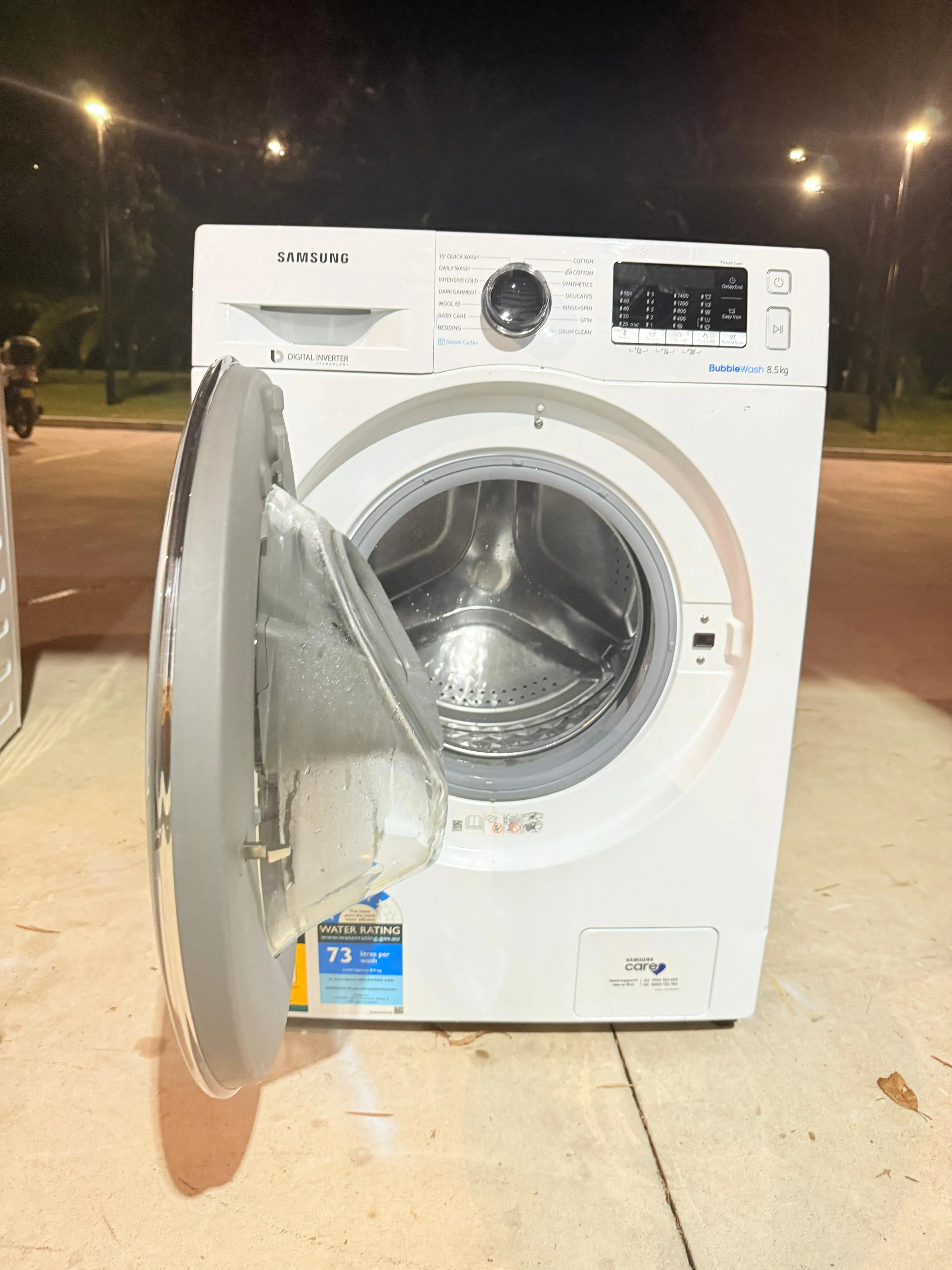 **SAMSUNG 8.5KGS FRONT LOADER WASHING MACHINE**