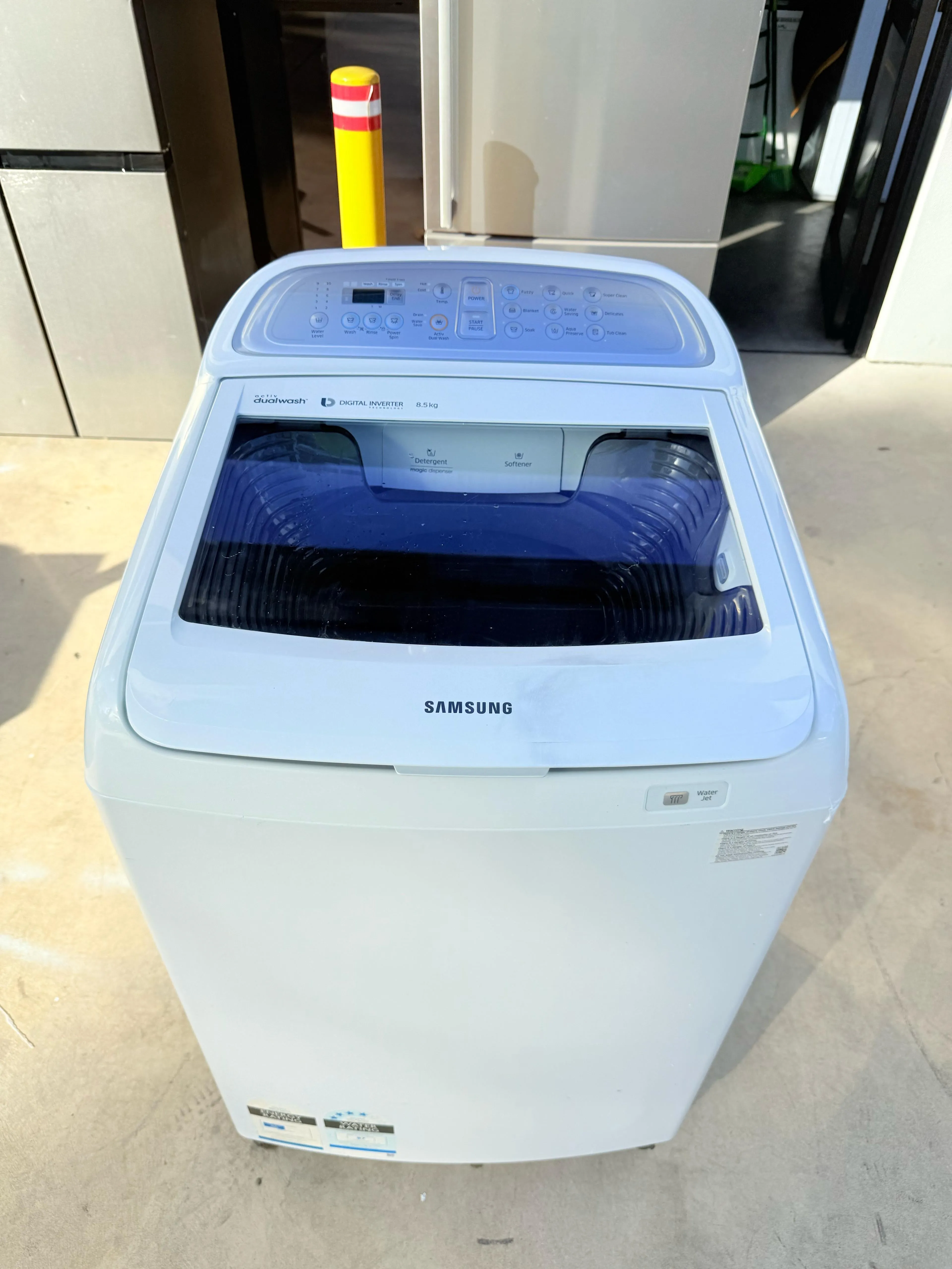 **SAMSUNG 8.5KGS TOP LOADER WASHING MACHINE**