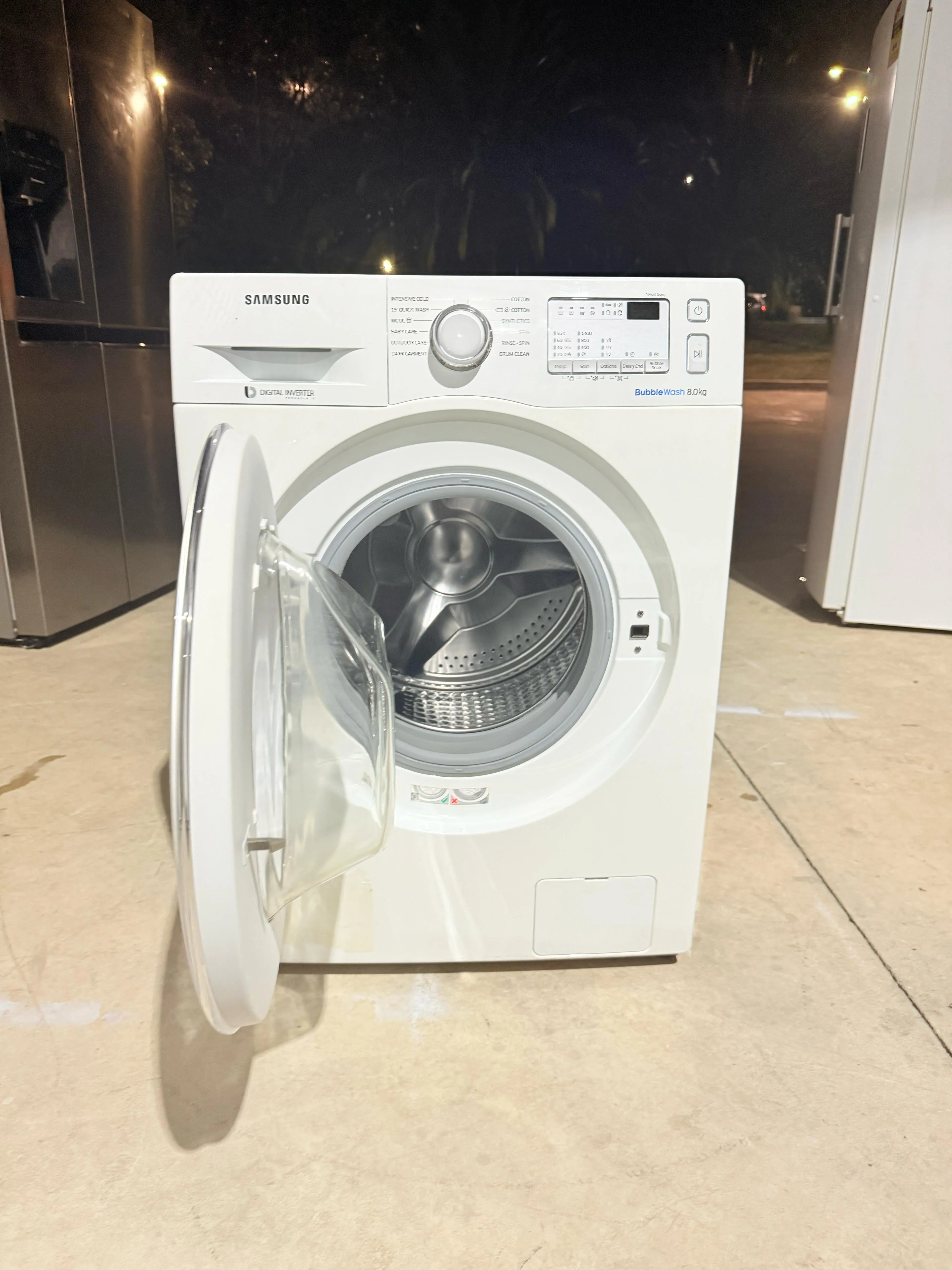 **SAMSUNG 8KGS FRONT LOADER WASHING MACHINE**