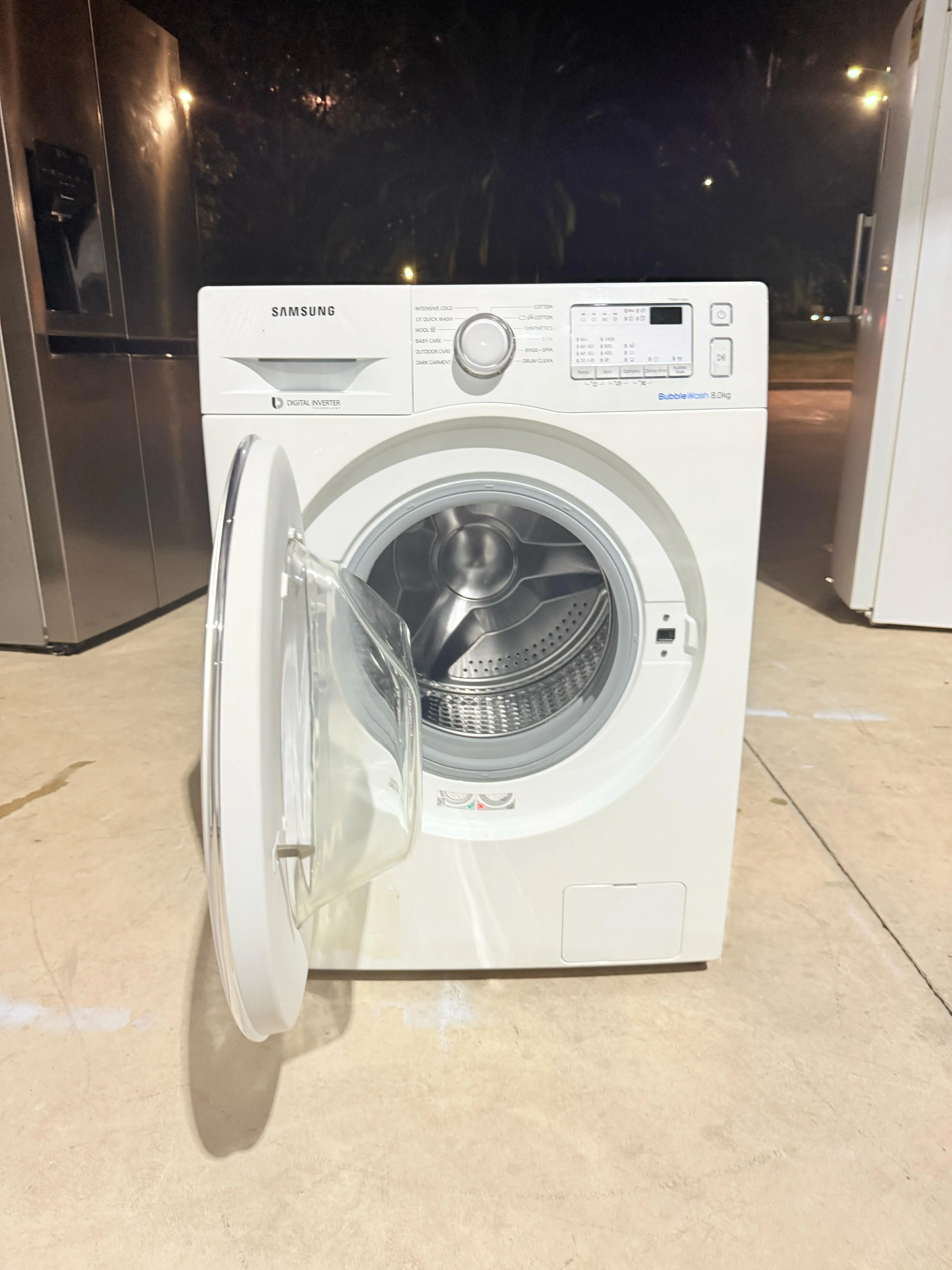 **SAMSUNG 8KGS FRONT LOADER WASHING MACHINE**