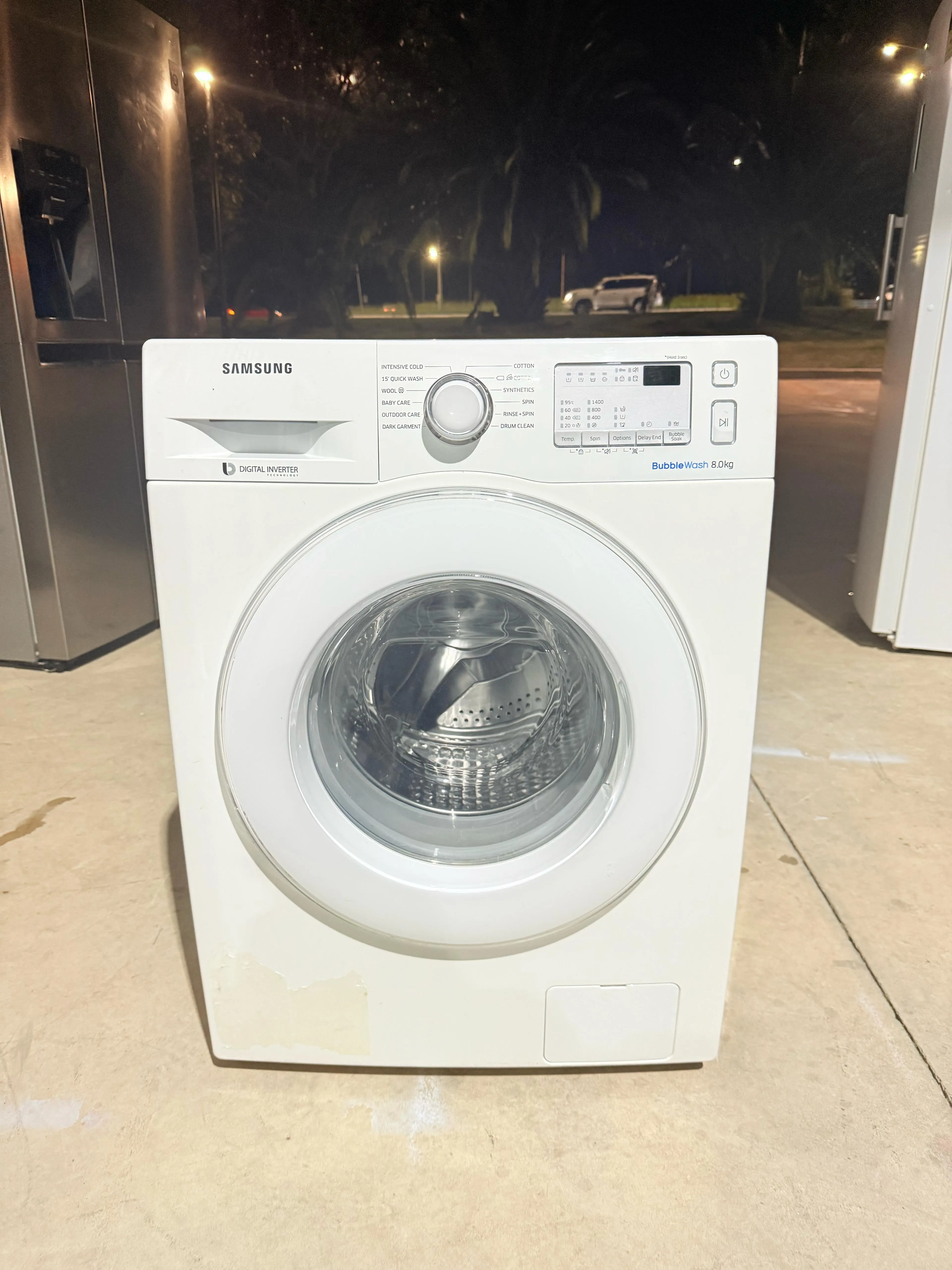 **SAMSUNG 8KGS FRONT LOADER WASHING MACHINE**