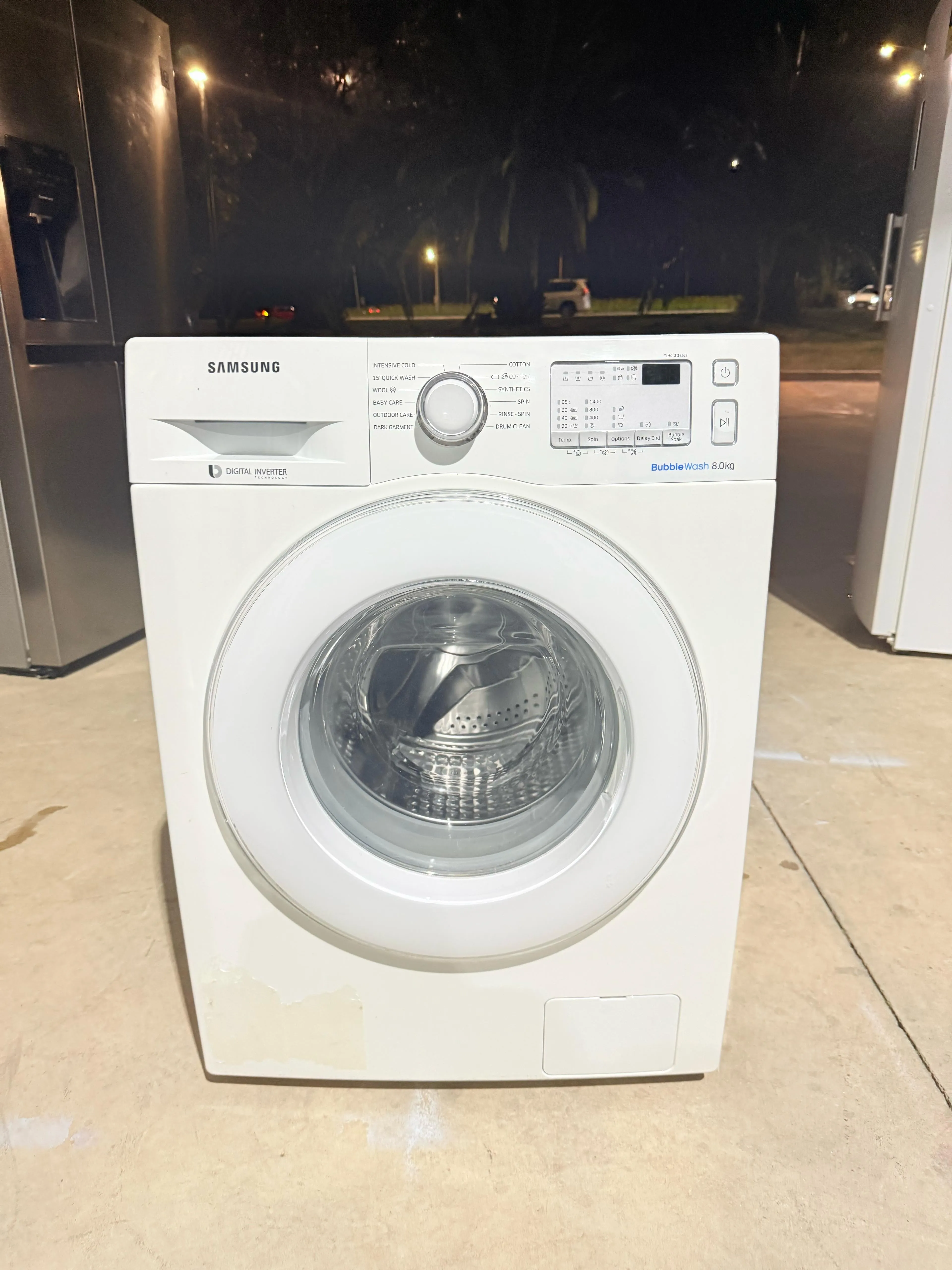 **SAMSUNG 8KGS FRONT LOADER WASHING MACHINE**