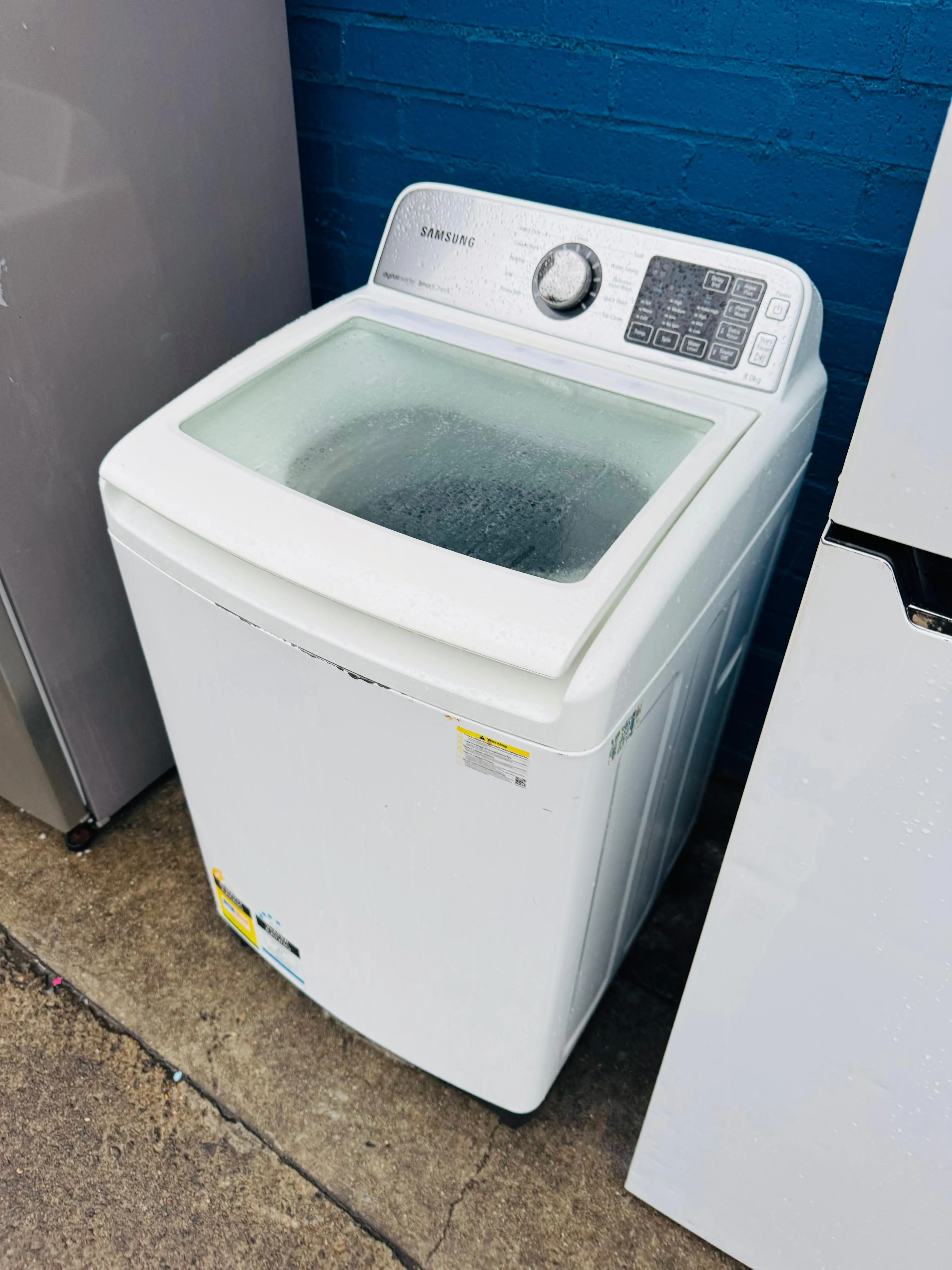 **SAMSUNG 8KGS TOP LOADER WASHING MACHINE**