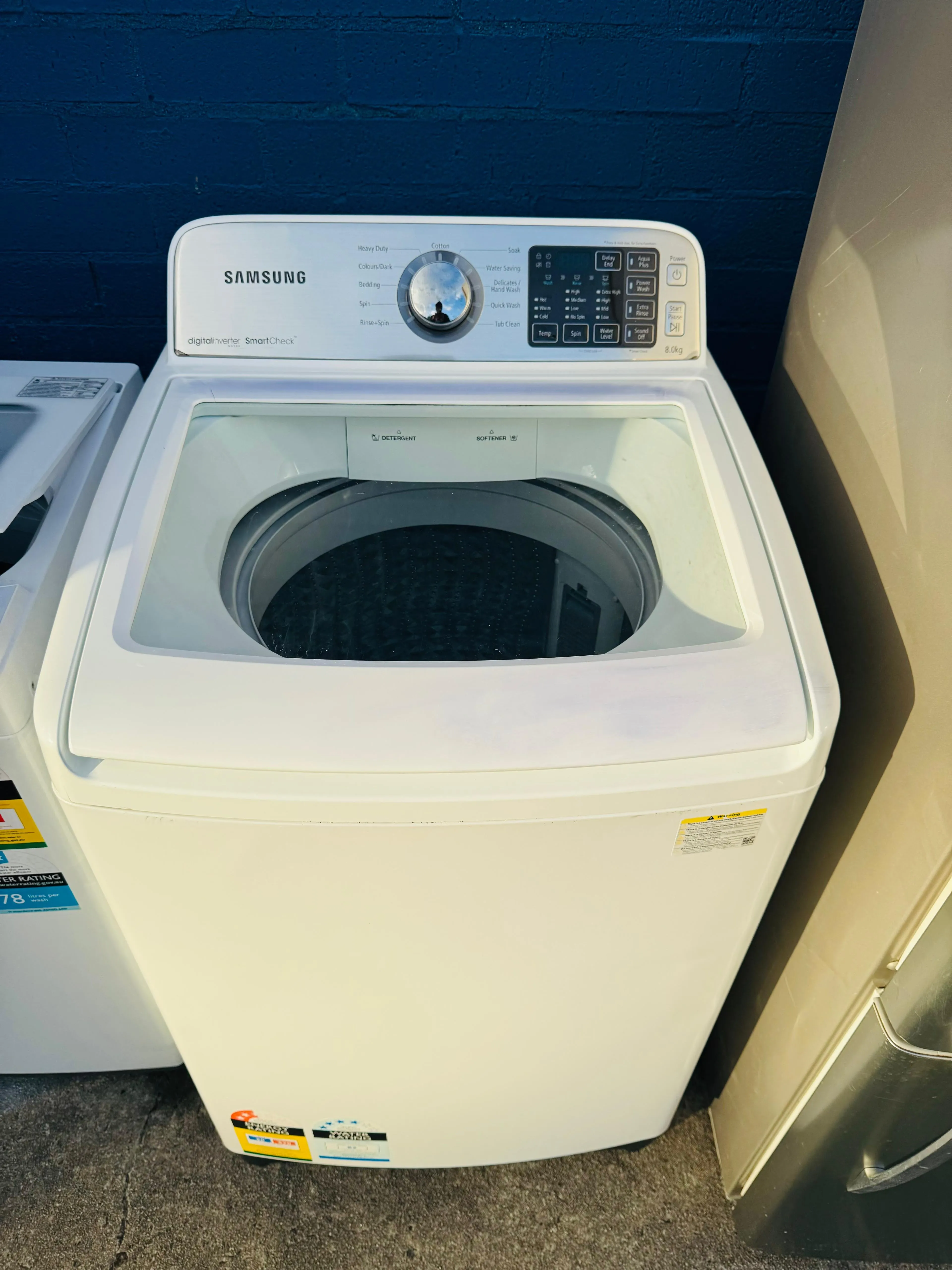 **SAMSUNG 8KGS TOP LOADER WASHING MACHINE**