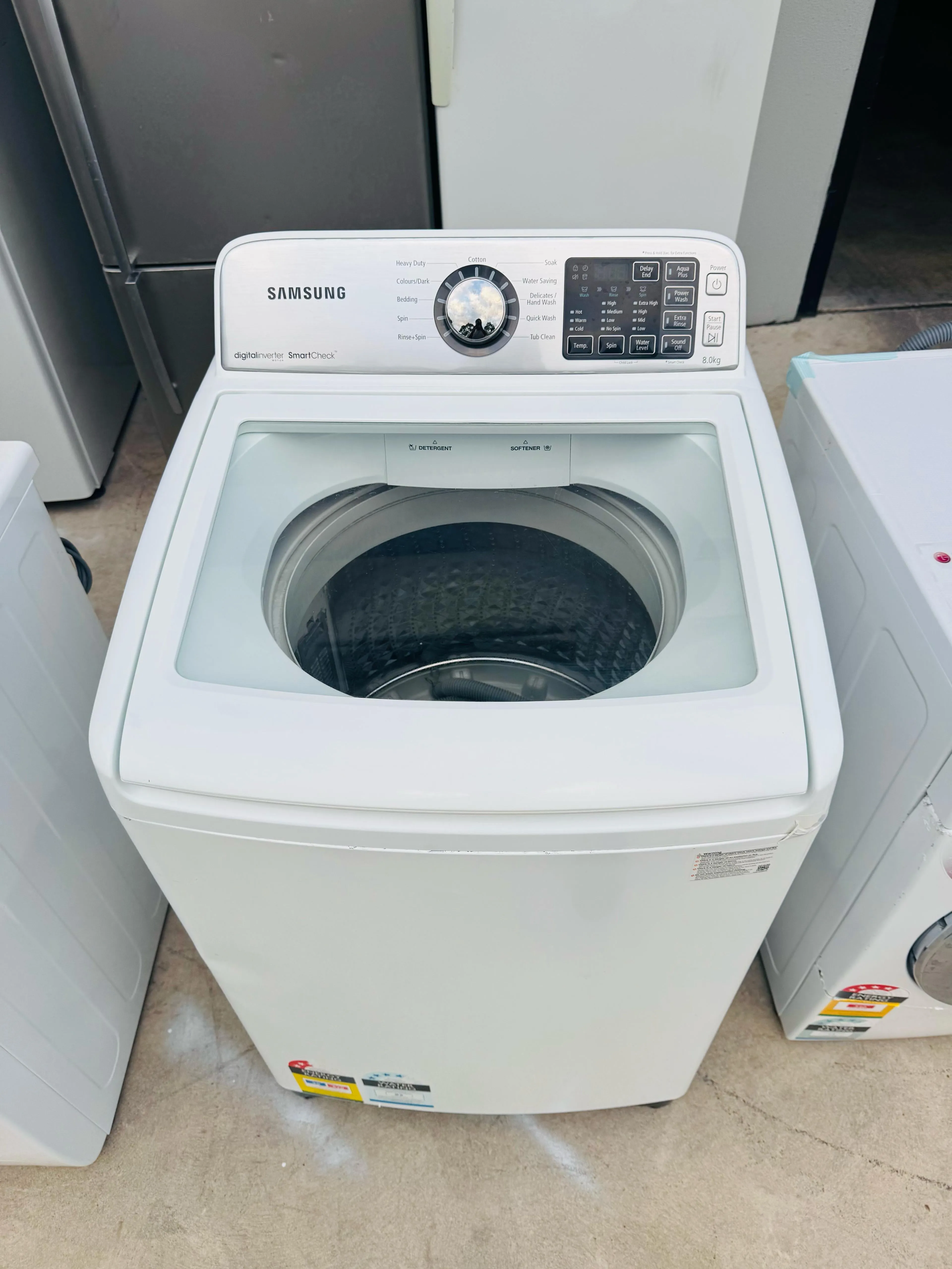 **SAMSUNG 8KGS TOP LOADER WASHING MACHINE**