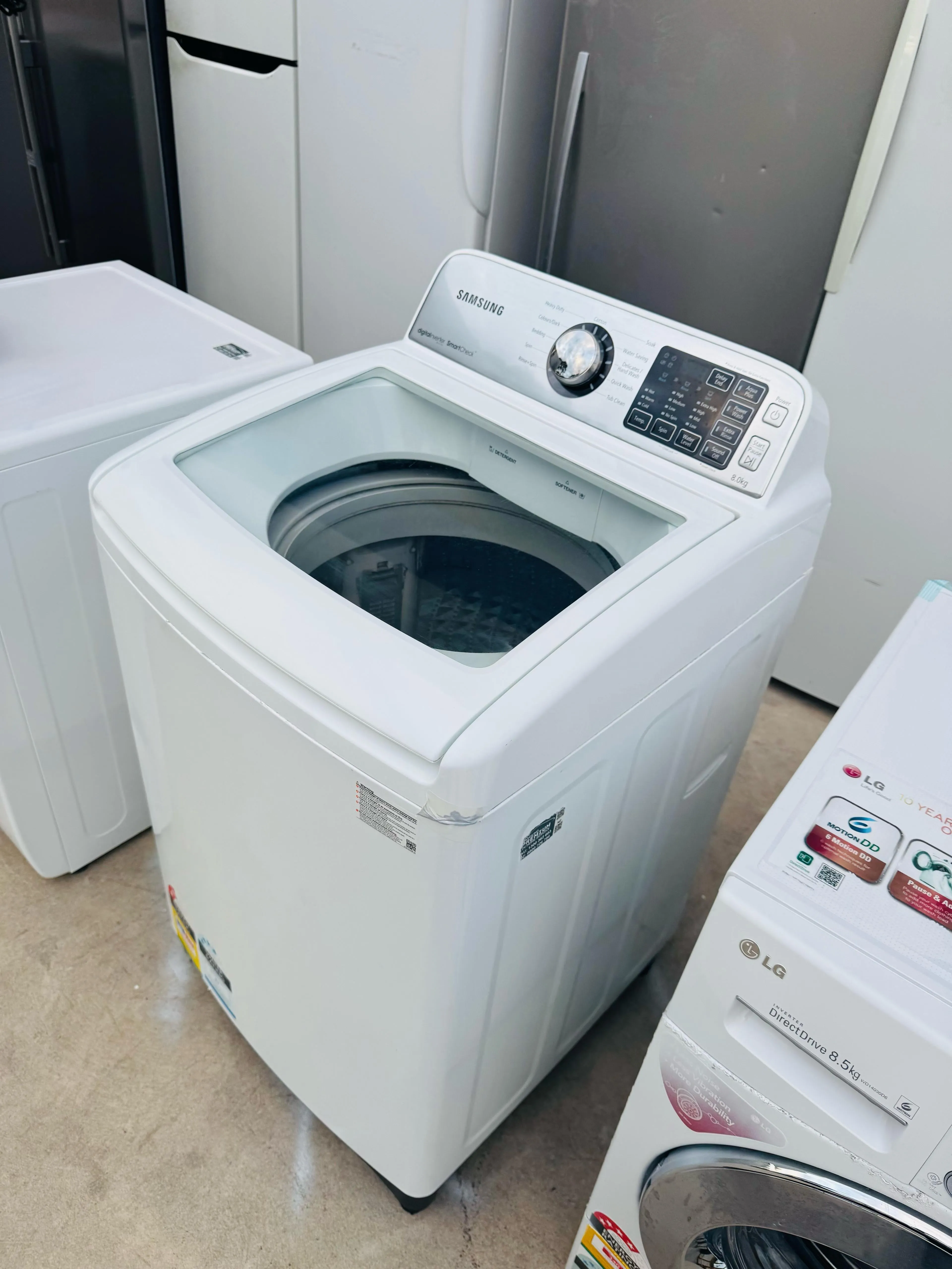 **SAMSUNG 8KGS TOP LOADER WASHING MACHINE**