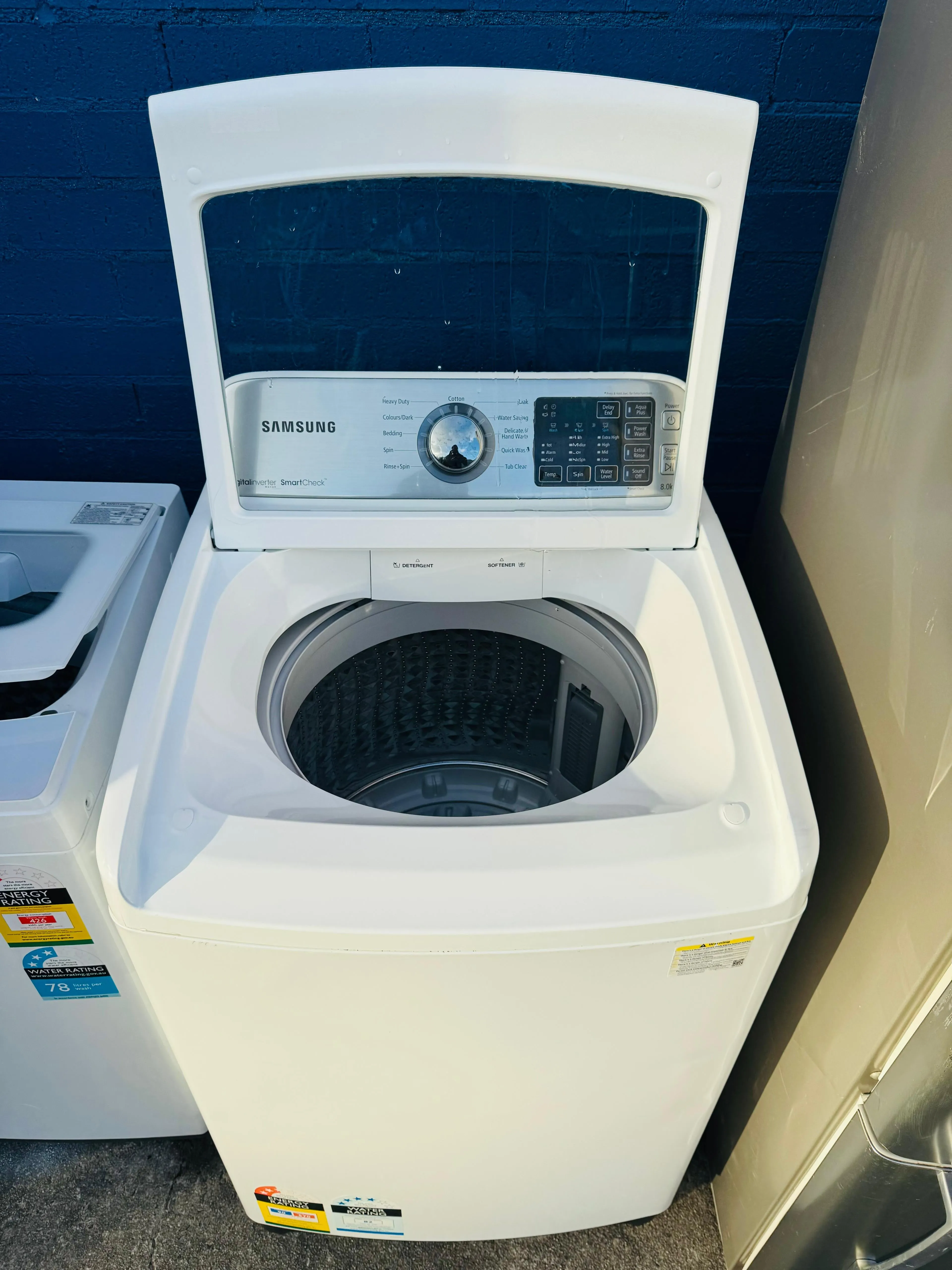 **SAMSUNG 8KGS TOP LOADER WASHING MACHINE**