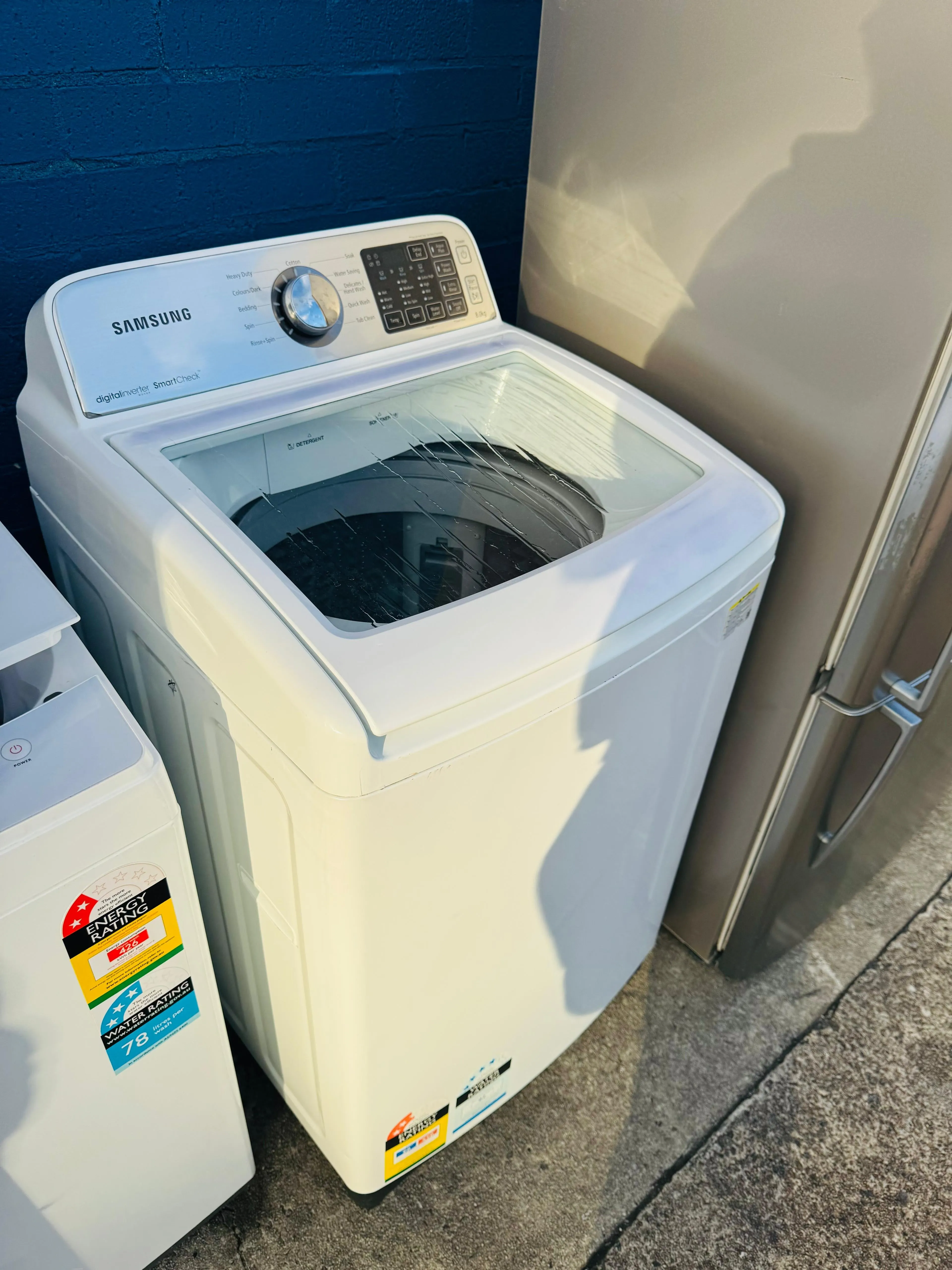 **SAMSUNG 8KGS TOP LOADER WASHING MACHINE**