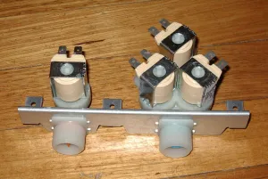 Samsung Dual 10mm Straight Inlet Valve Single/Triple Outlet - Part # DC97-15459F
