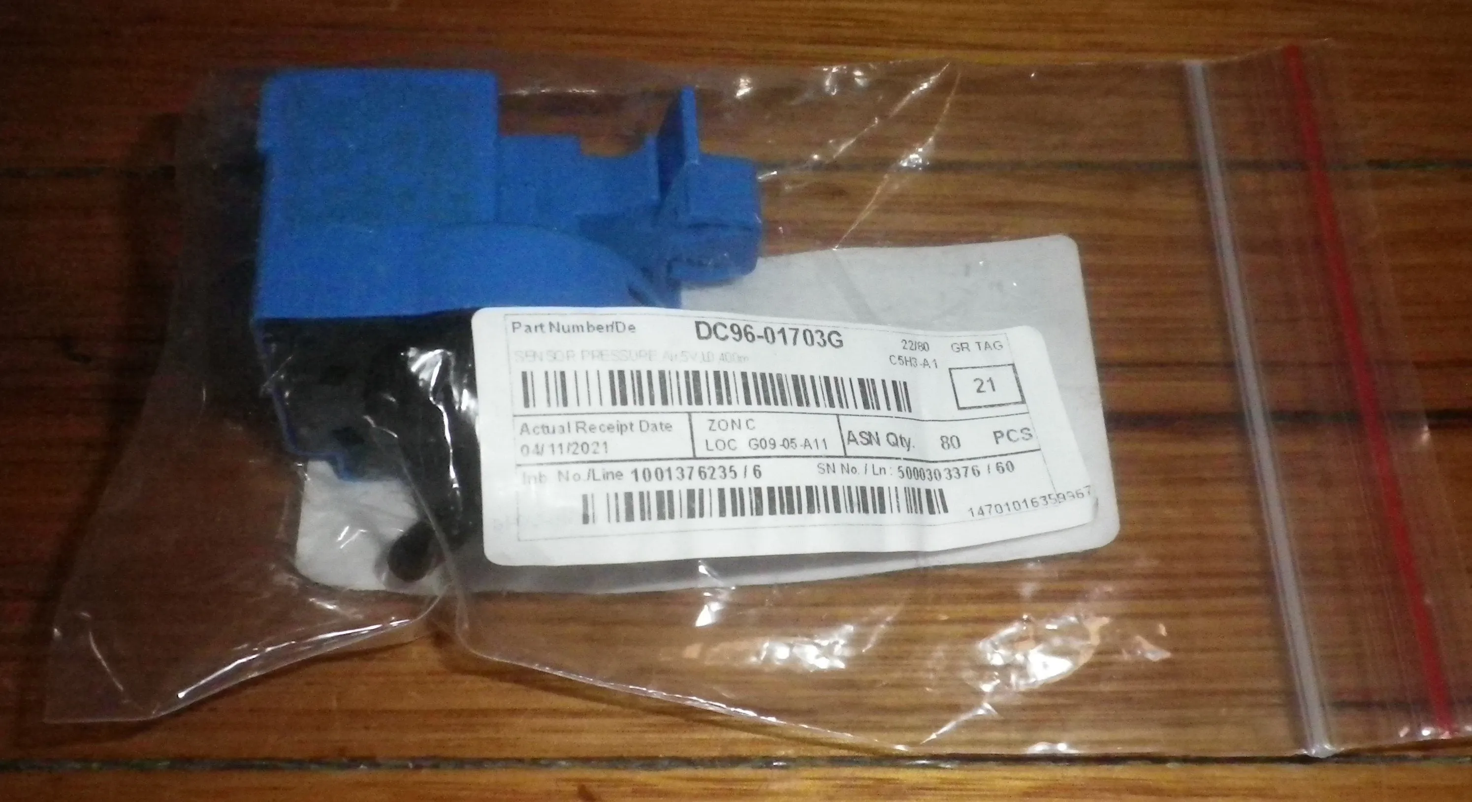 Samsung Front Loader Washer Pressure Switch - Part # DC96-01703G