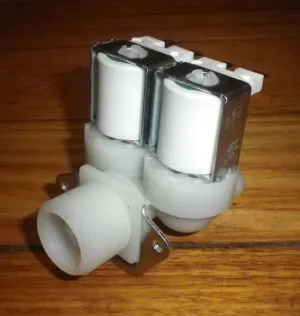 Samsung, LG, Pacific Gorenje, Hoover 10mm Straight Dual Inlet Valve - Part # DC62-00024MNG