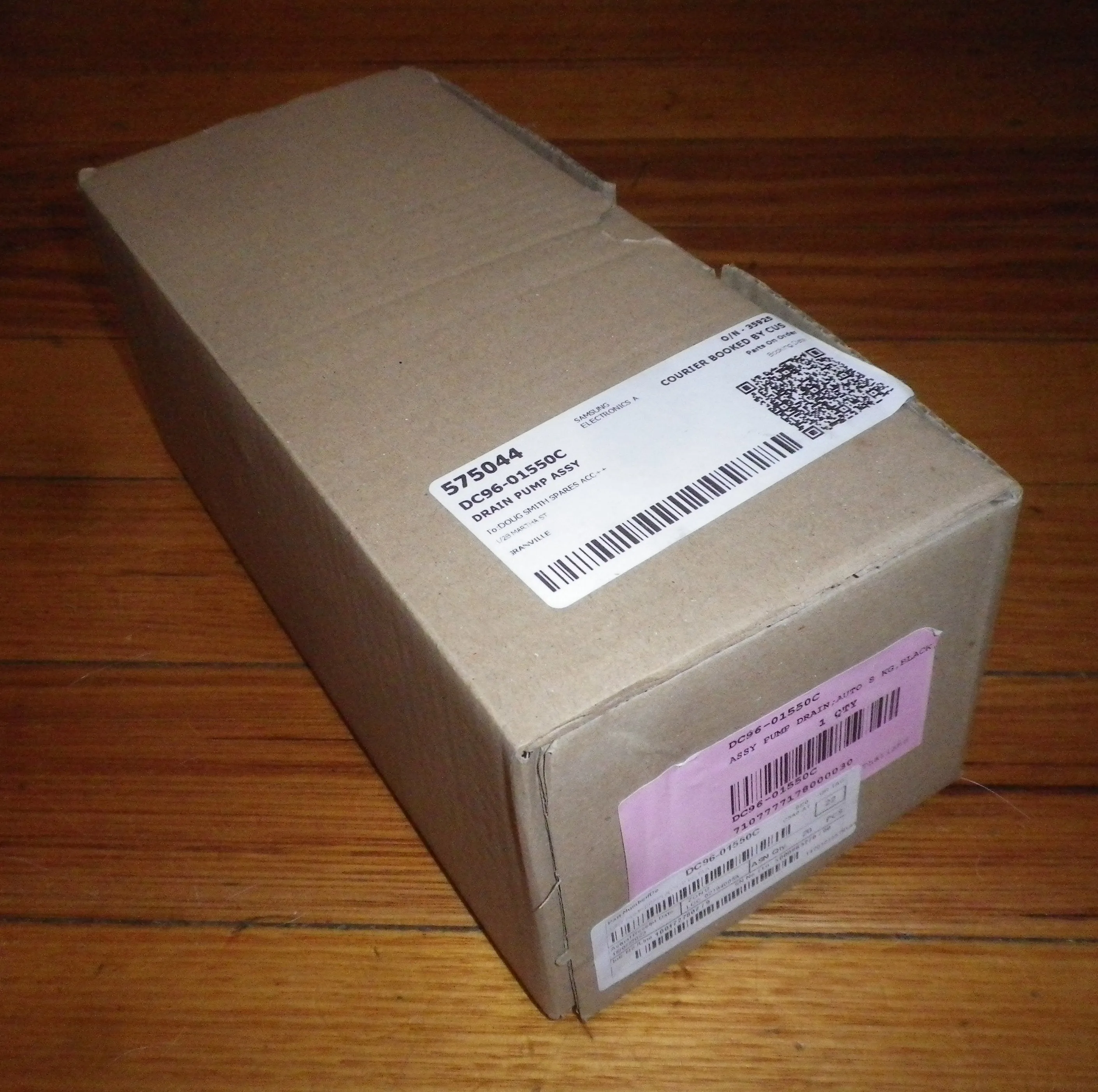 Samsung Top Loader Complete Pump with Housing - Part # DC96-01550C