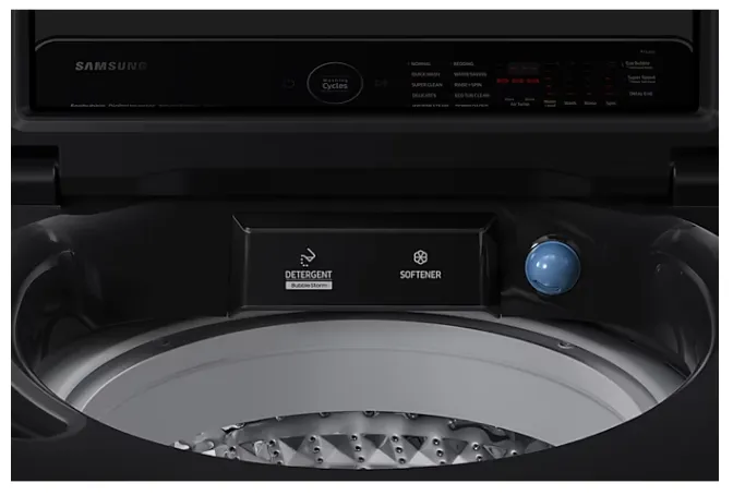 Samsung WA11CG5886BVSP 11.5kg Top Load Washing Machine with Ecobubble, 3 Ticks