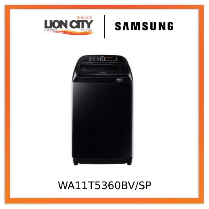 Samsung WA11T5360BV/SP 11kg Top Load Washing Machine with Wobble, 3 Ticks