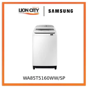 Samsung WA85T5160WW/SP 8.5kg Top Load Washing Machine with Wobble, 3 Ticks