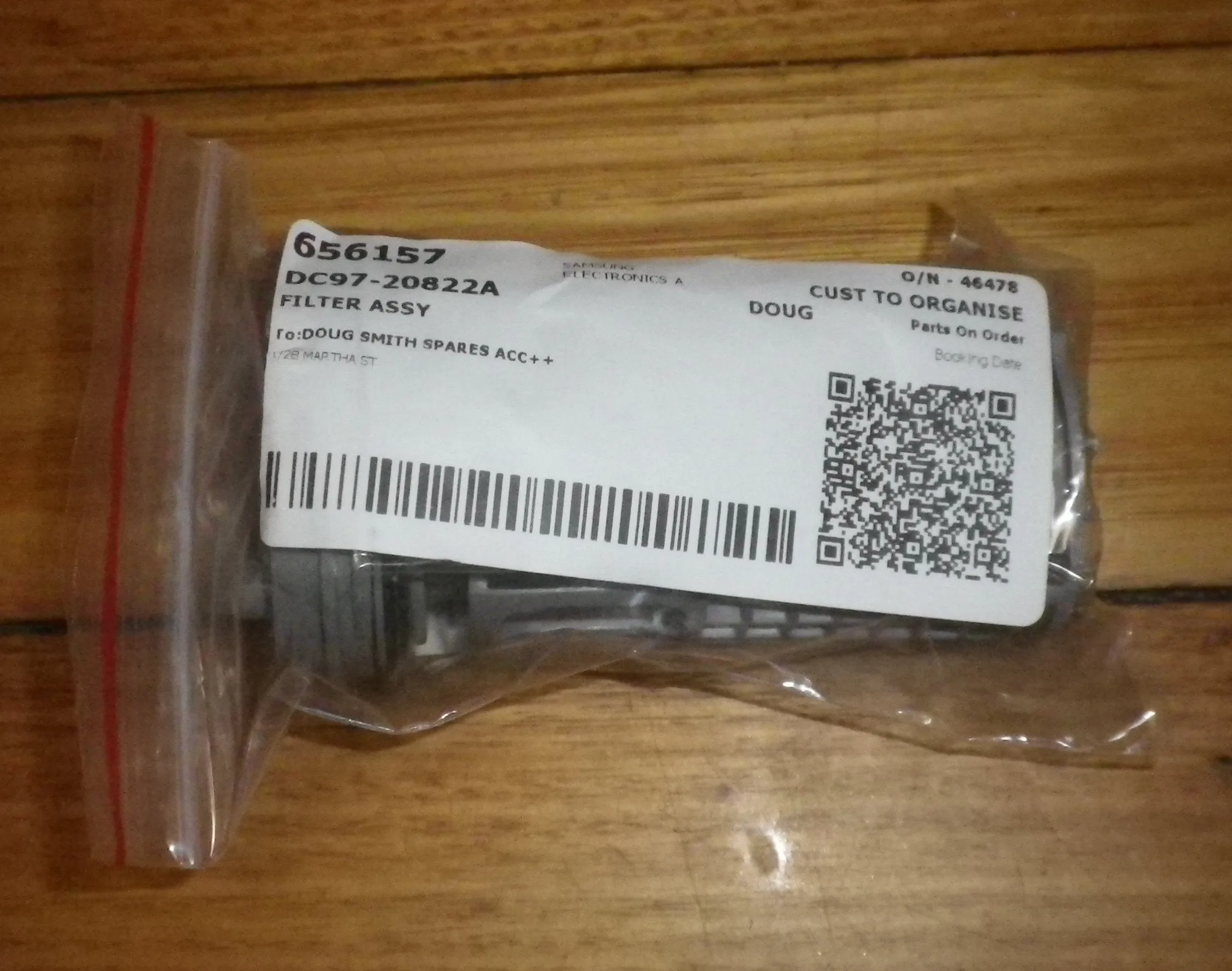 Samsung Washer Pump Lint Filter Button Trap Insert - Part # DC97-20822A