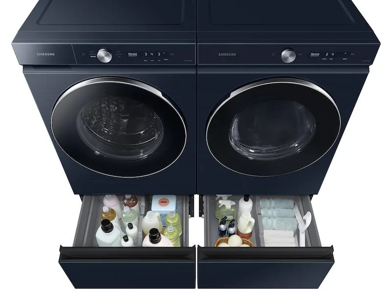 Samsung WE502ND Bespoke 27" Laundry Pedestal With Storage Drawer In Brushed Navy