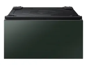 Samsung WE502NG Bespoke 27" Laundry Pedestal With Storage Drawer In Forest Green