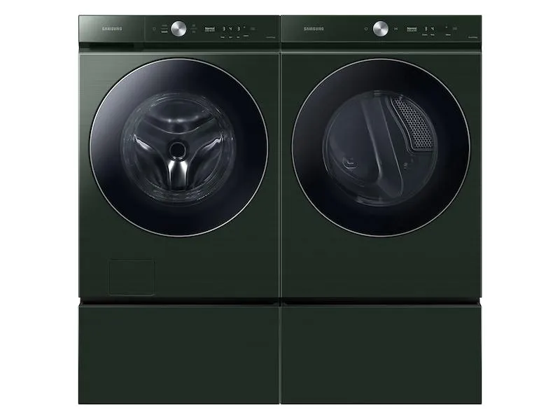 Samsung WE502NG Bespoke 27" Laundry Pedestal With Storage Drawer In Forest Green