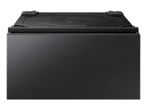 Samsung WE502NV Bespoke 27" Laundry Pedestal With Storage Drawer In Brushed Black