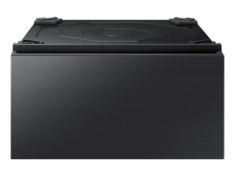 Samsung WE502NV Bespoke 27" Laundry Pedestal With Storage Drawer In Brushed Black