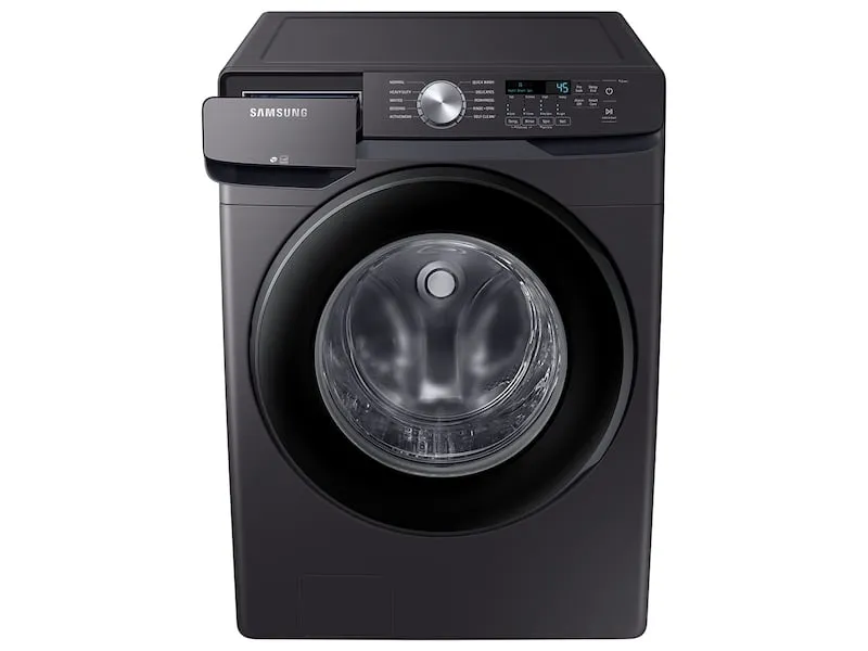Samsung WF45T6000AV 4.5 Cu. Ft. Front Load Washer With Vibration Reduction Technology  In Black Stainless Steel