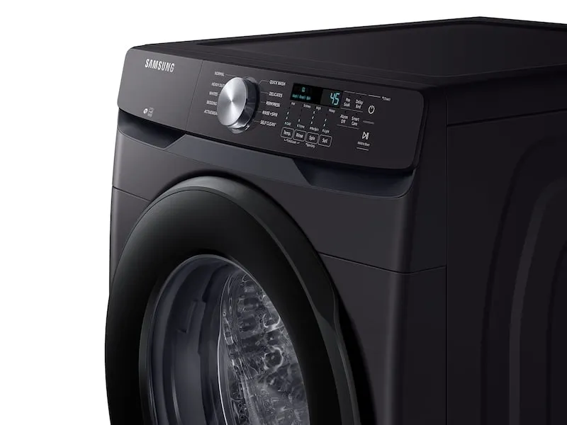 Samsung WF45T6000AV 4.5 Cu. Ft. Front Load Washer With Vibration Reduction Technology  In Black Stainless Steel