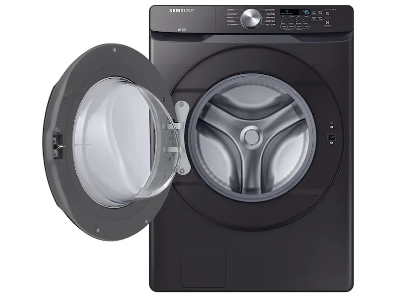 Samsung WF45T6000AV 4.5 Cu. Ft. Front Load Washer With Vibration Reduction Technology  In Black Stainless Steel