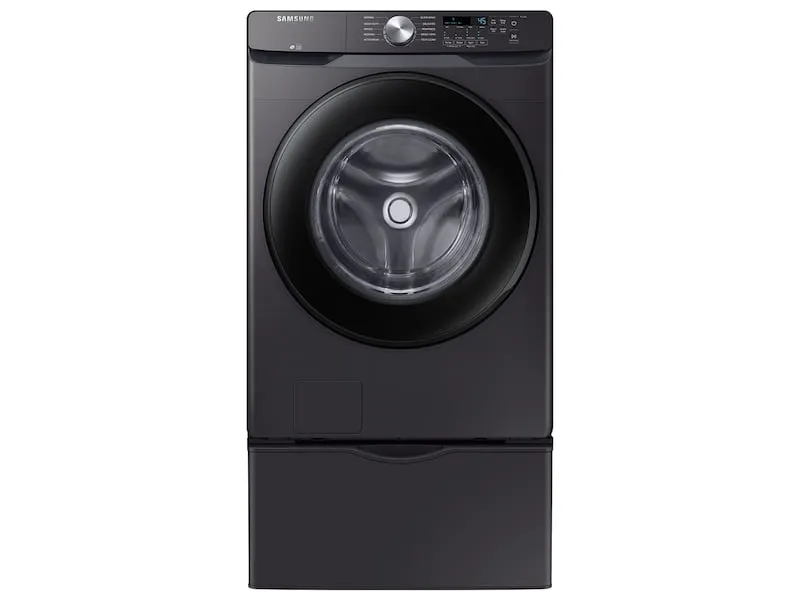 Samsung WF45T6000AV 4.5 Cu. Ft. Front Load Washer With Vibration Reduction Technology  In Black Stainless Steel