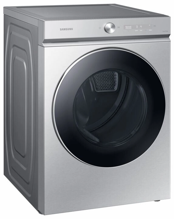 Samsung BESPOKE Silver Electric Dryer with AI Optimal Dry (7.6 cu. ft.) - DVE53BB8900TAC