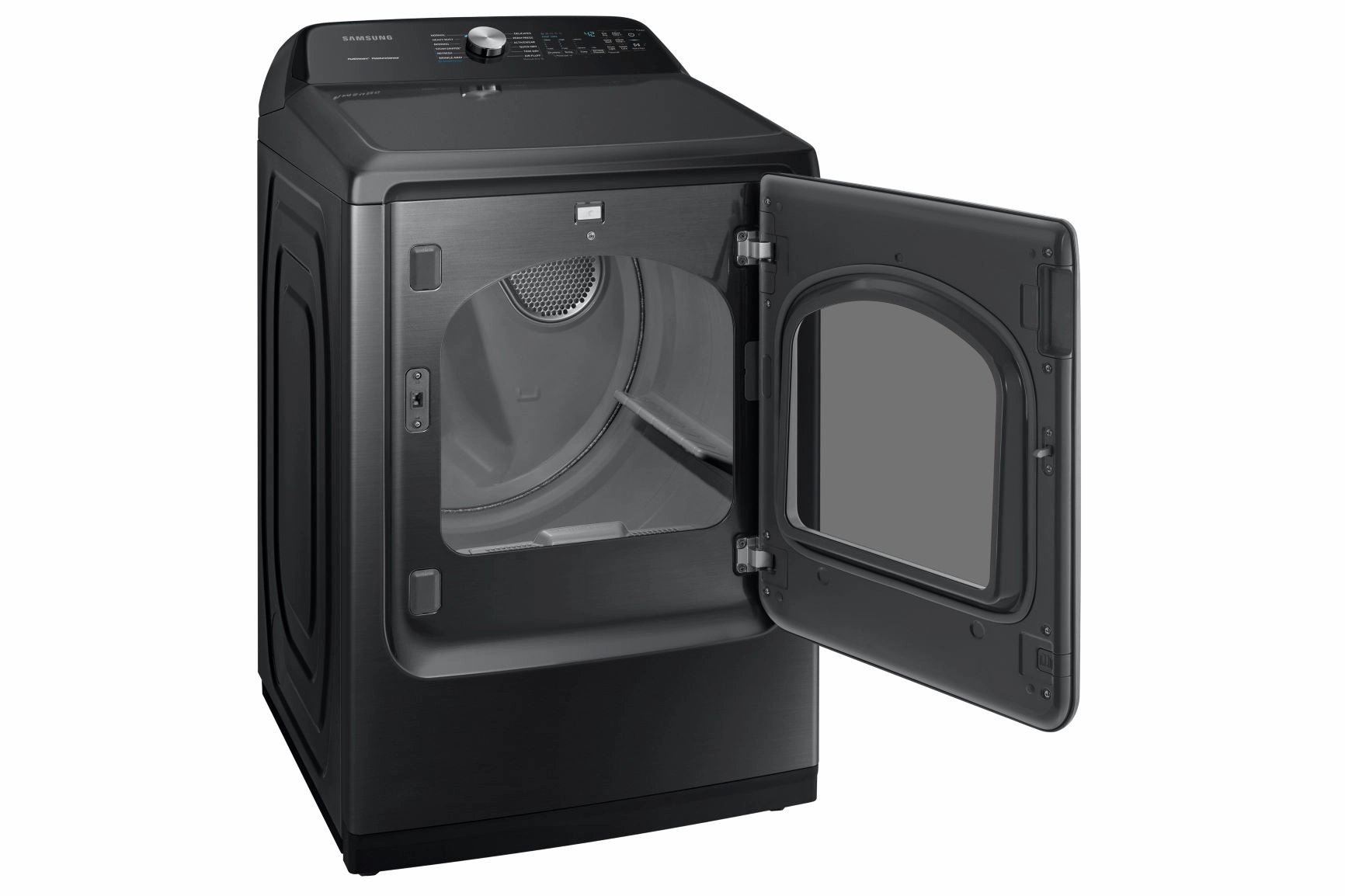 Samsung Black Stainless Electric Dryer with Steam Sanitize  (7.4 Cu.Ft.) - DVE50A5405V/AC
