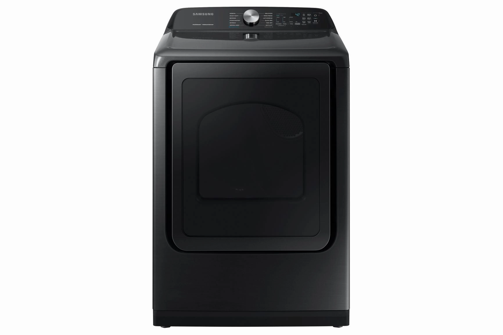 Samsung Black Stainless Electric Dryer with Steam Sanitize  (7.4 Cu.Ft.) - DVE50A5405V/AC