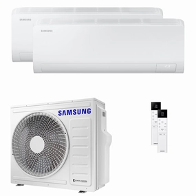 Samsung Cebu S2 dual split 18000 18000 BTU inverter A   wifi air conditioner external unit 8 kW