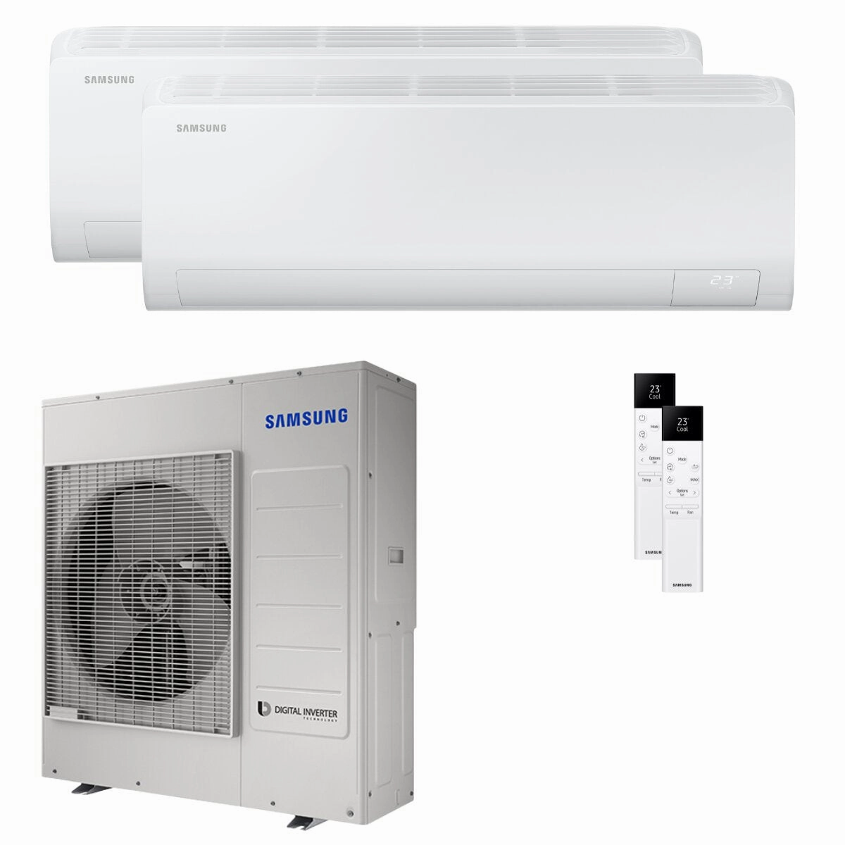 Samsung Cebu S2 dual split 24000 24000 BTU inverter A   wifi air conditioner 10 kW external unit