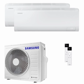 Samsung Cebu S2 dual split air conditioner 12000 24000 BTU inverter A   wifi external unit 8 kW