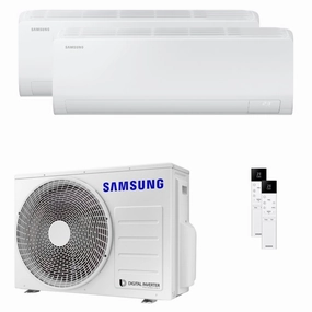 Samsung Cebu S2 dual split air conditioner 7000 18000 BTU inverter A   wifi external unit 5.2 kW